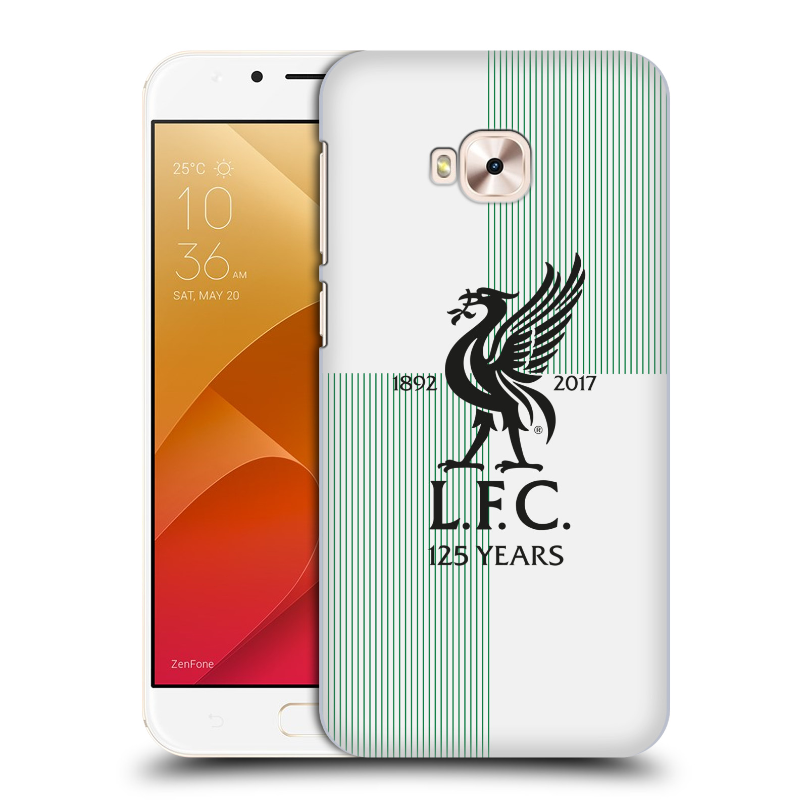 HEAD CASE plastový obal na mobil Asus Zenfone 4 Selfie Pro ZD552KL Fotbalový klub Liverpool fotbalový dres hosté znak světlá