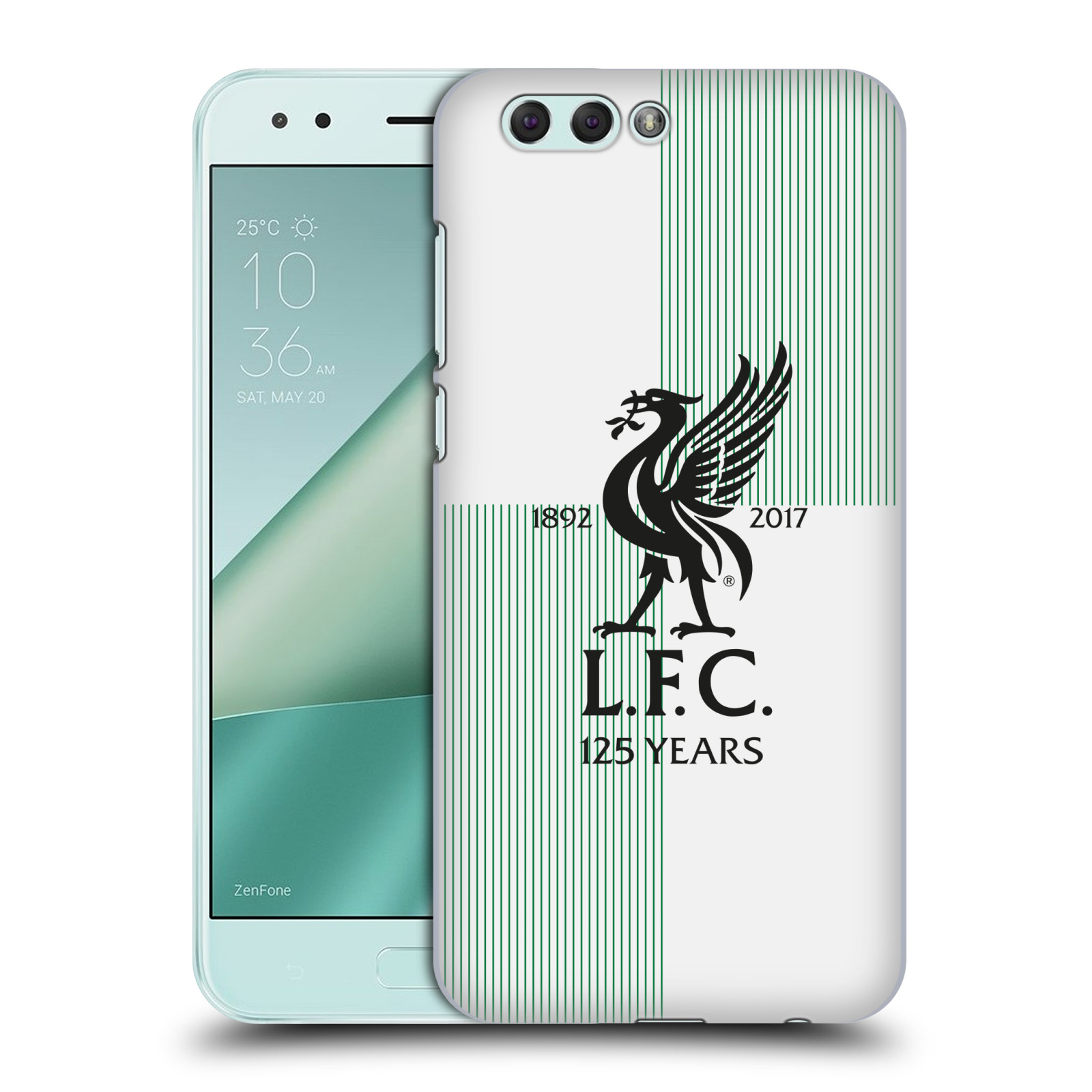 HEAD CASE plastový obal na mobil Asus Zenfone 4 ZE554KL Fotbalový klub Liverpool fotbalový dres hosté znak světlá