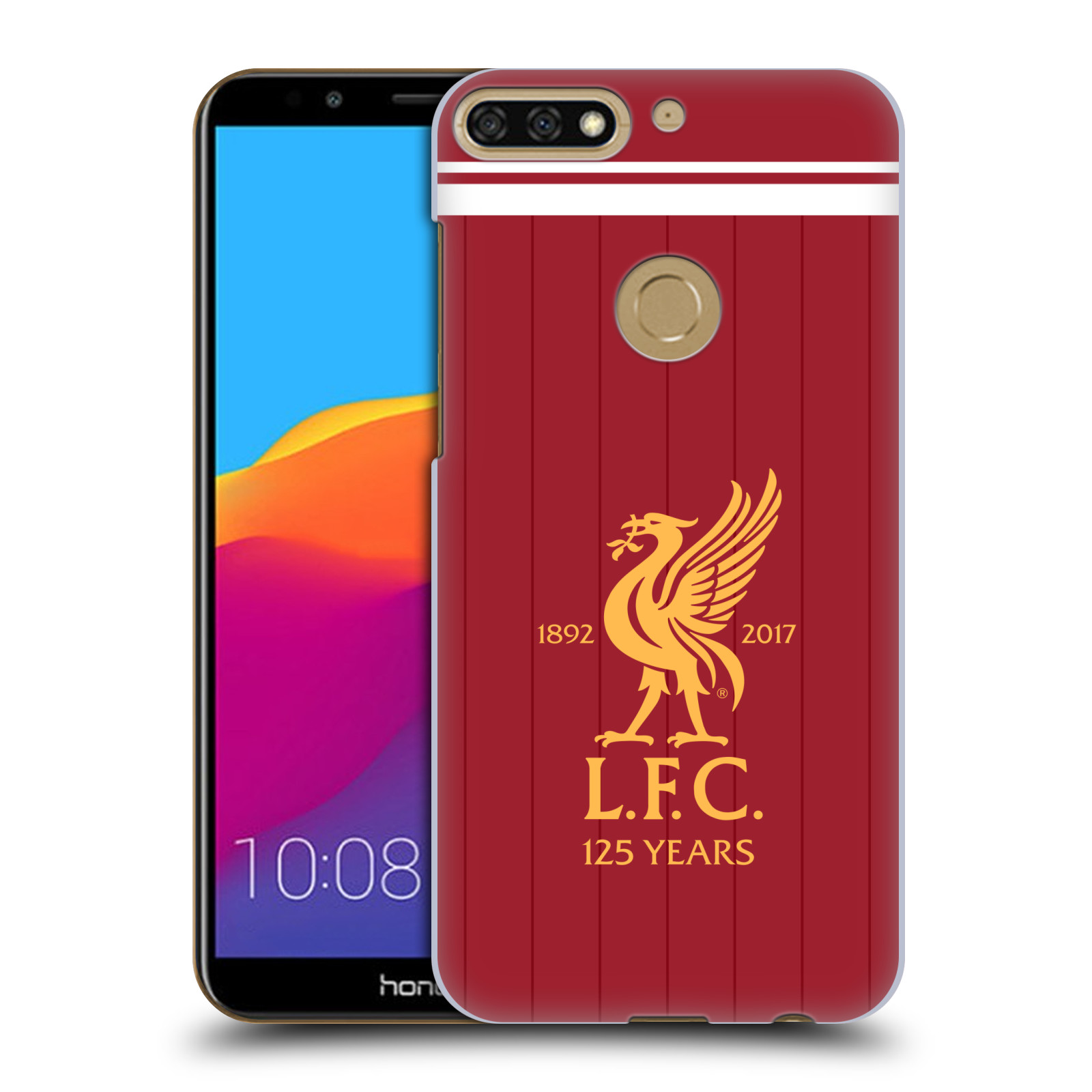 HEAD CASE plastový obal na mobil Honor 7c Fotbalový klub Liverpool fotbalový dres pták domácí rudá