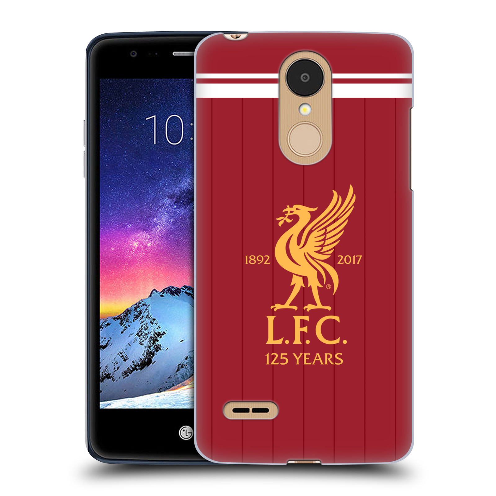 HEAD CASE plastový obal na mobil LG K9 / K8 2018 Fotbalový klub Liverpool fotbalový dres pták domácí rudá