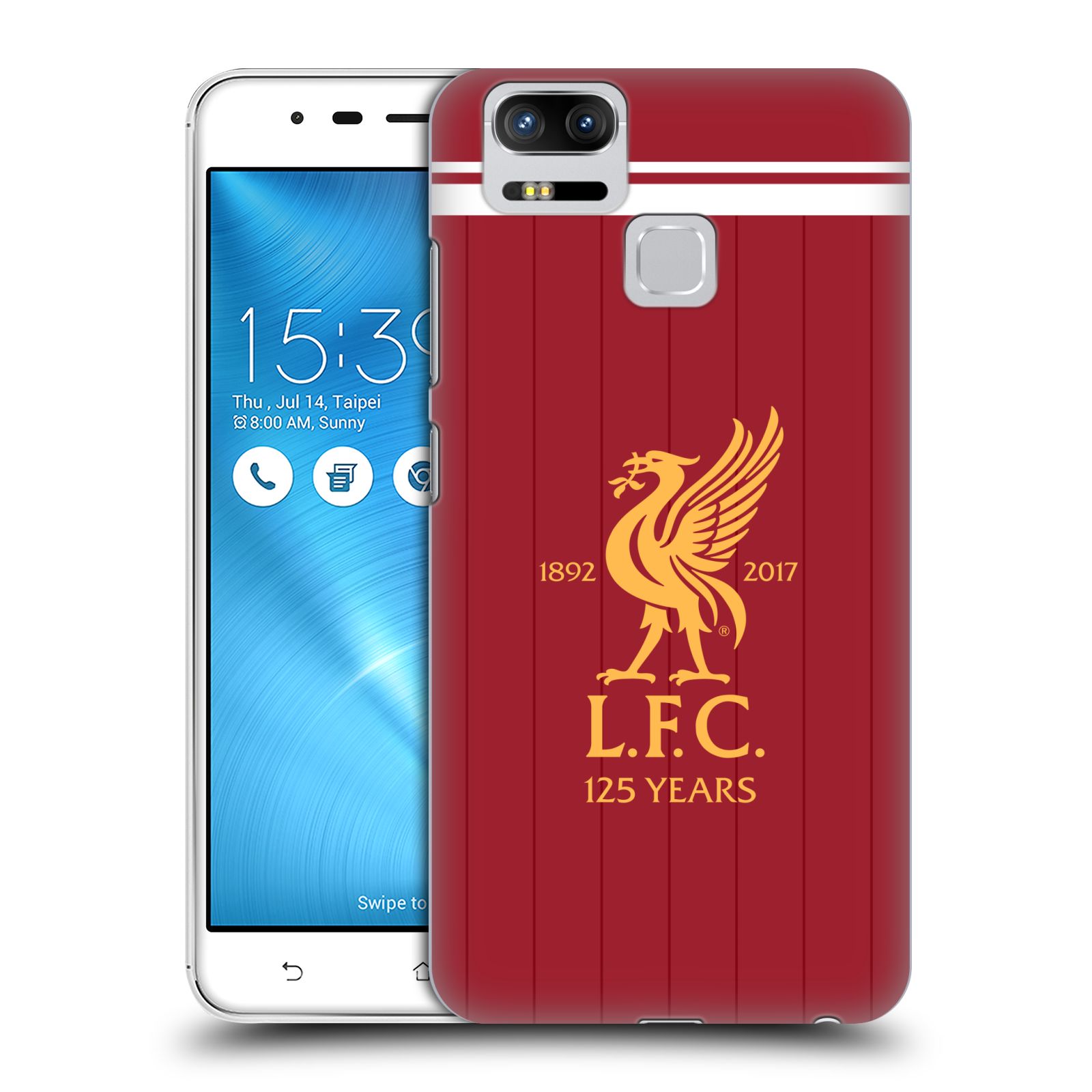 HEAD CASE plastový obal na mobil Asus Zenfone 3 Zoom ZE553KL Fotbalový klub Liverpool fotbalový dres pták domácí rudá
