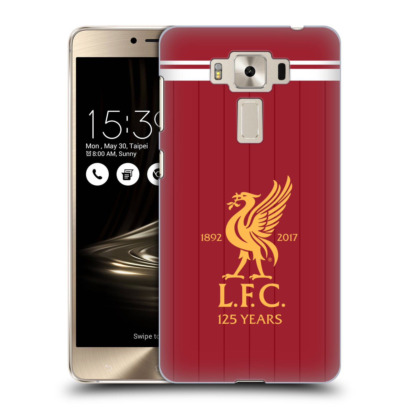 HEAD CASE plastový obal na mobil Asus Zenfone 3 DELUXE ZS550KL Fotbalový klub Liverpool fotbalový dres pták domácí rudá