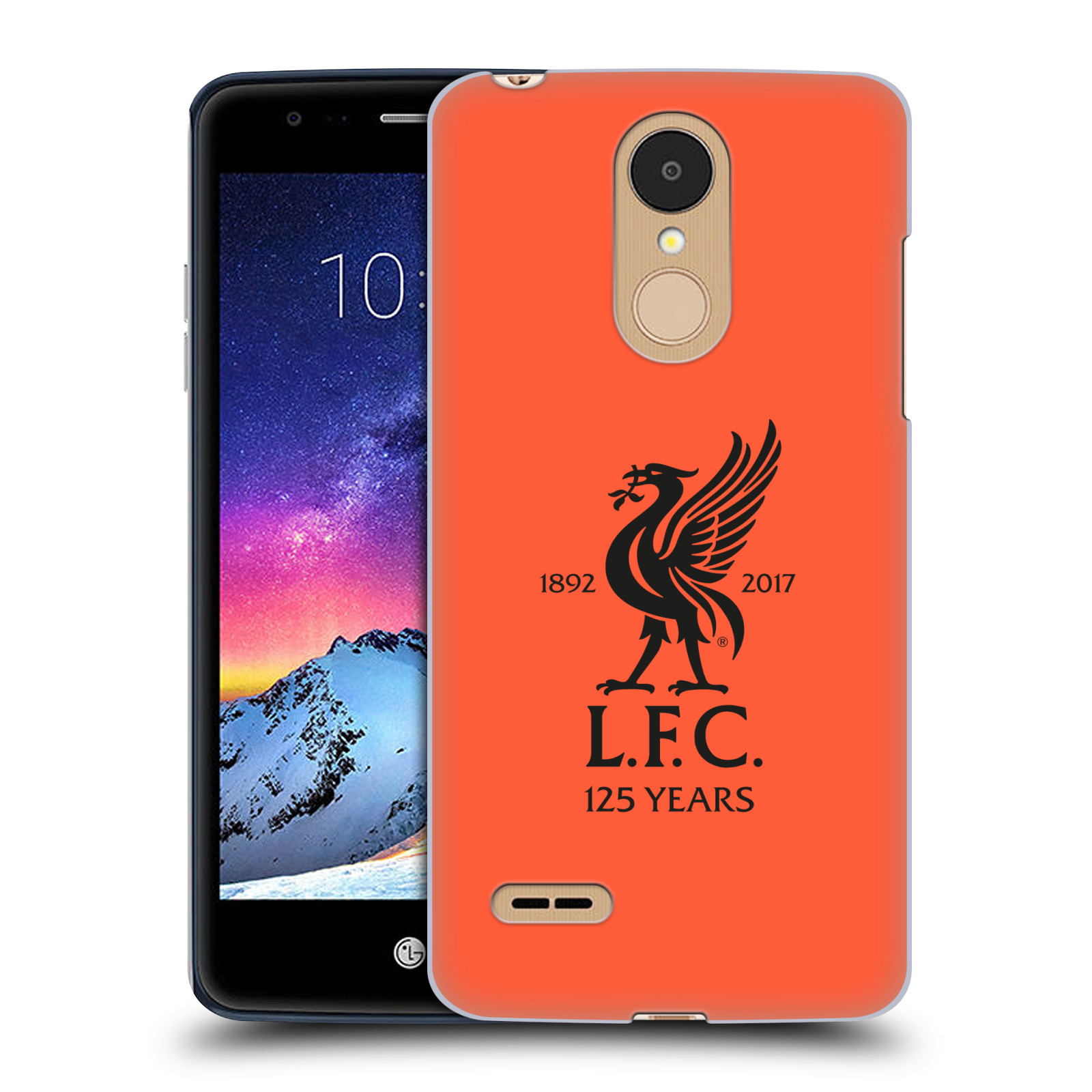 HEAD CASE plastový obal na mobil LG K9 / K8 2018 Fotbalový klub Liverpool fotbalový dres oranžová