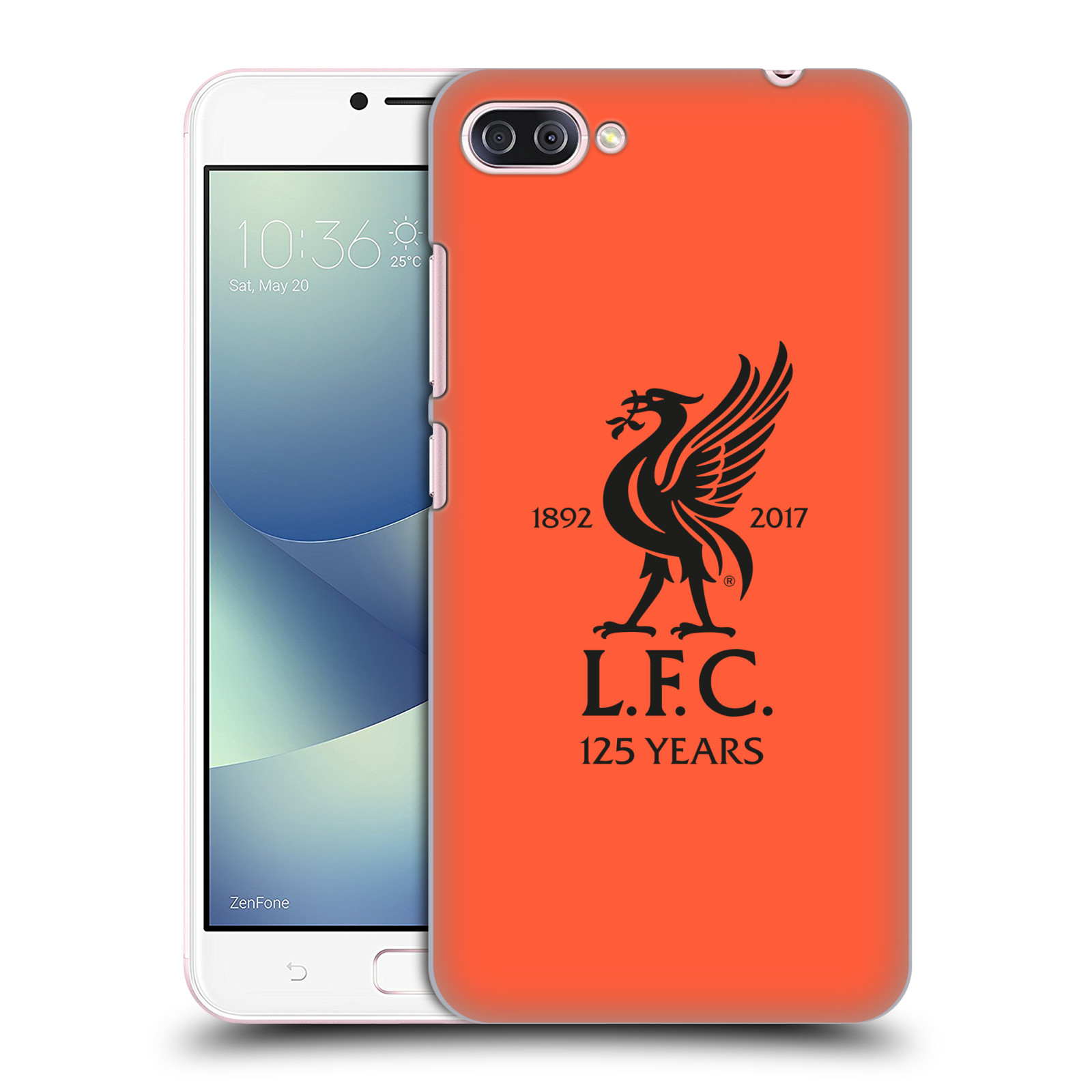 HEAD CASE plastový obal na mobil Asus Zenfone 4 MAX ZC554KL Fotbalový klub Liverpool fotbalový dres oranžová