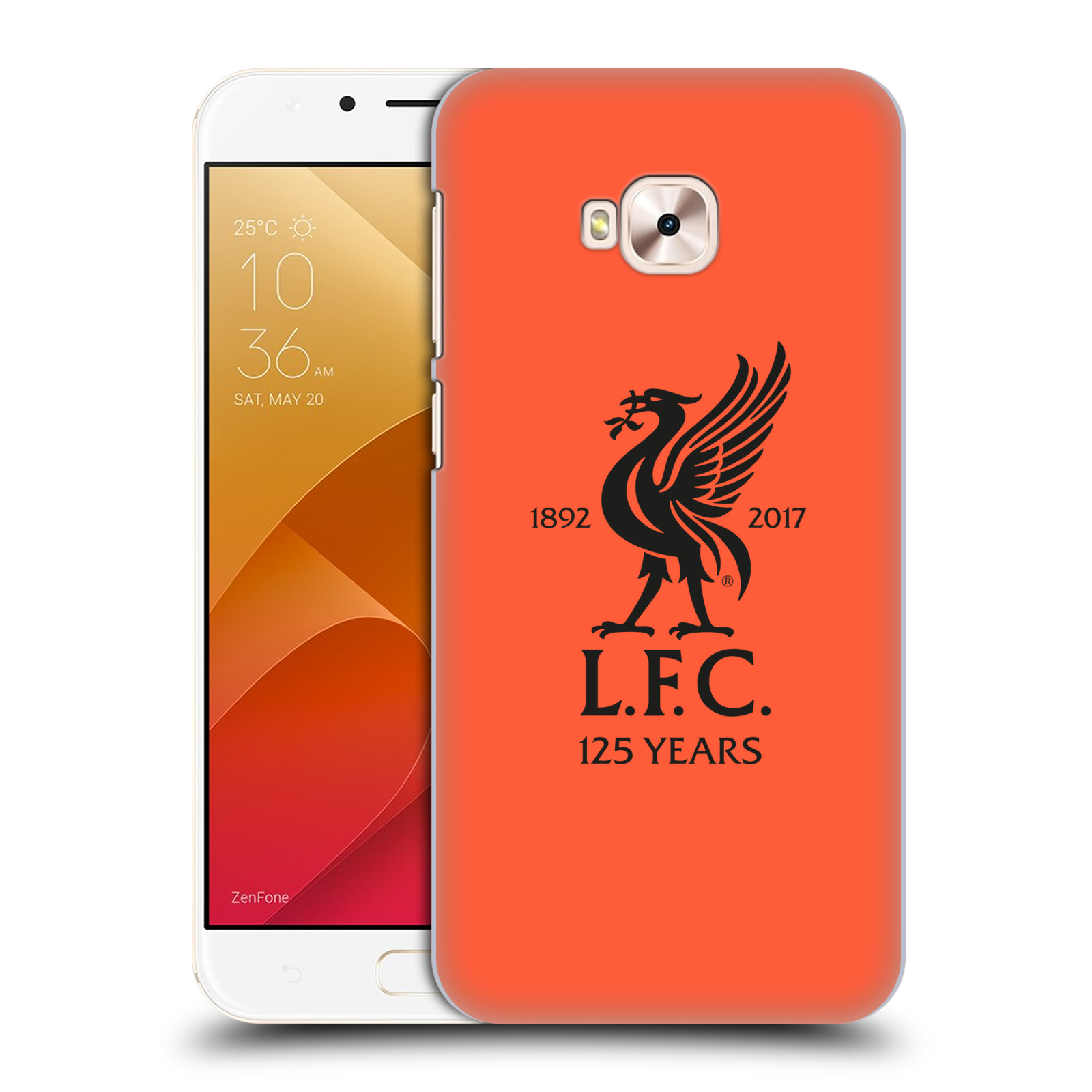 HEAD CASE plastový obal na mobil Asus Zenfone 4 Selfie Pro ZD552KL Fotbalový klub Liverpool fotbalový dres oranžová