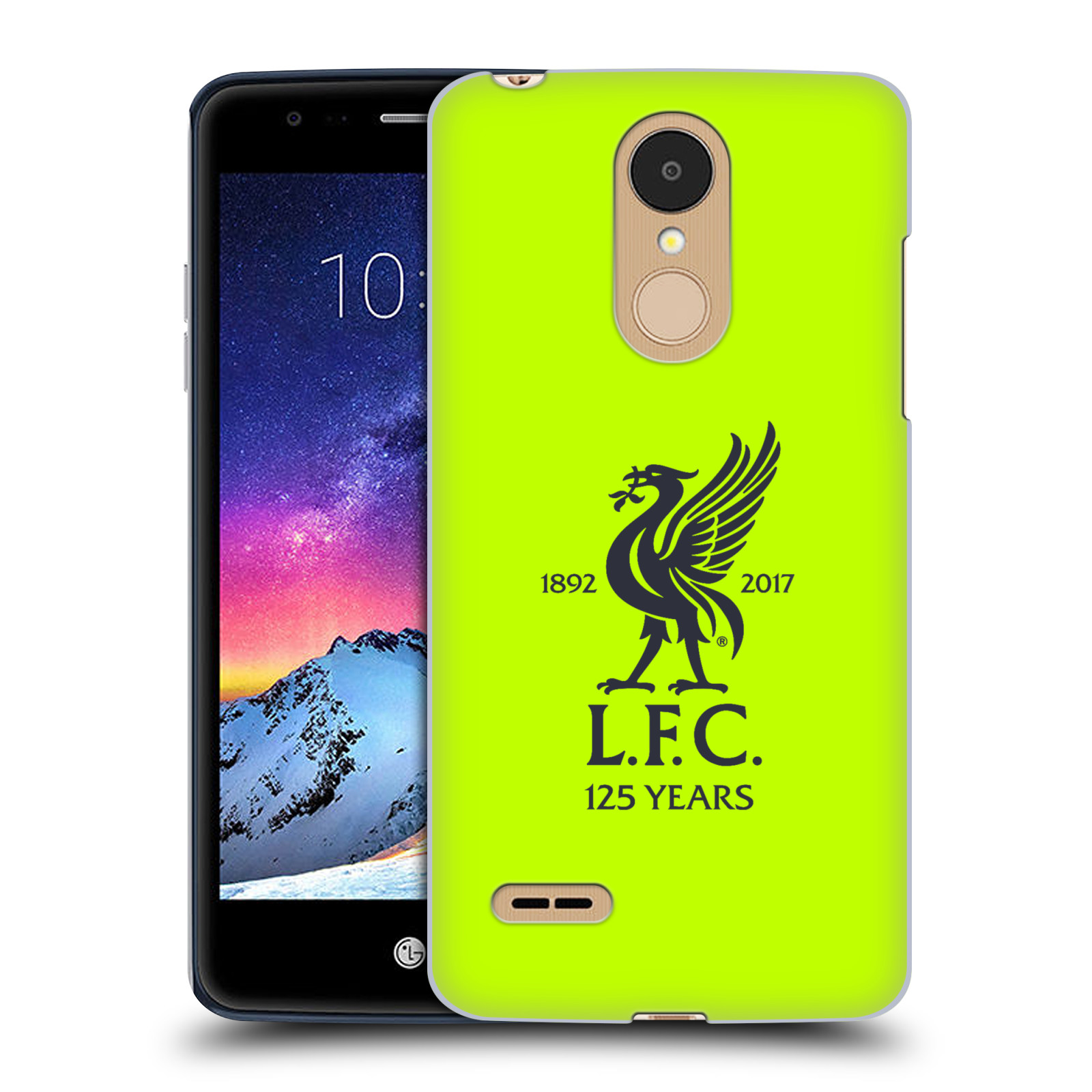 HEAD CASE plastový obal na mobil LG K9 / K8 2018 Fotbalový klub Liverpool fotbalový dres signální žlutá