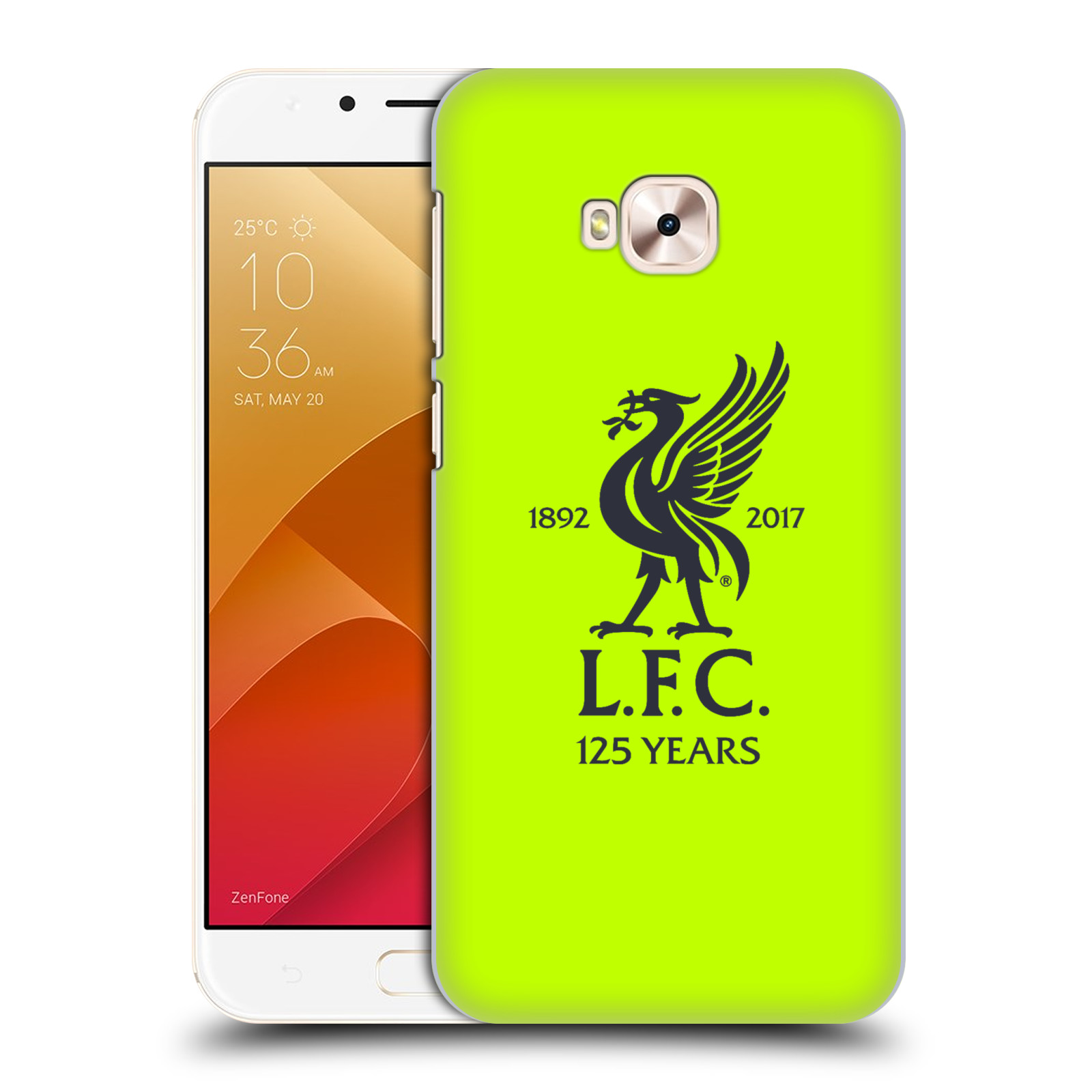 HEAD CASE plastový obal na mobil Asus Zenfone 4 Selfie Pro ZD552KL Fotbalový klub Liverpool fotbalový dres signální žlutá