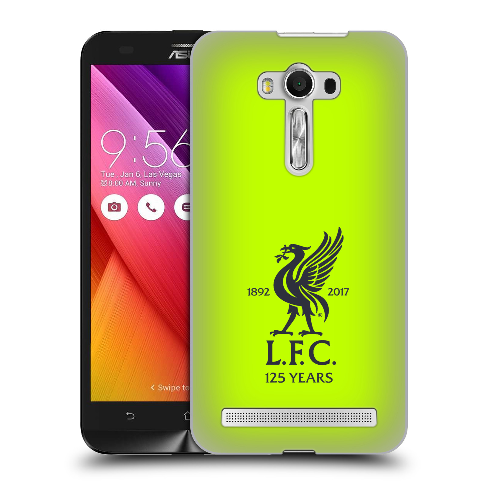 HEAD CASE plastový obal na mobil Asus Zenfone 2 LASER (5,5 displej ZE550KL) Fotbalový klub Liverpool fotbalový dres signální žlutá