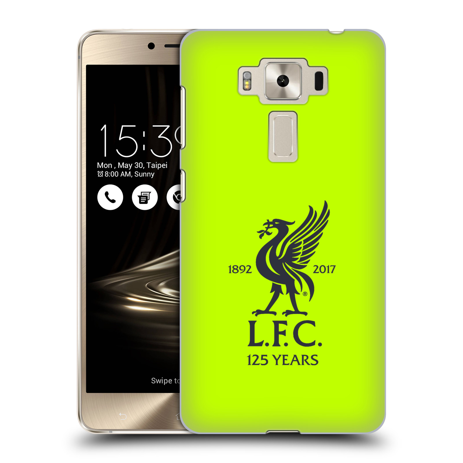 HEAD CASE plastový obal na mobil Asus Zenfone 3 DELUXE ZS550KL Fotbalový klub Liverpool fotbalový dres signální žlutá