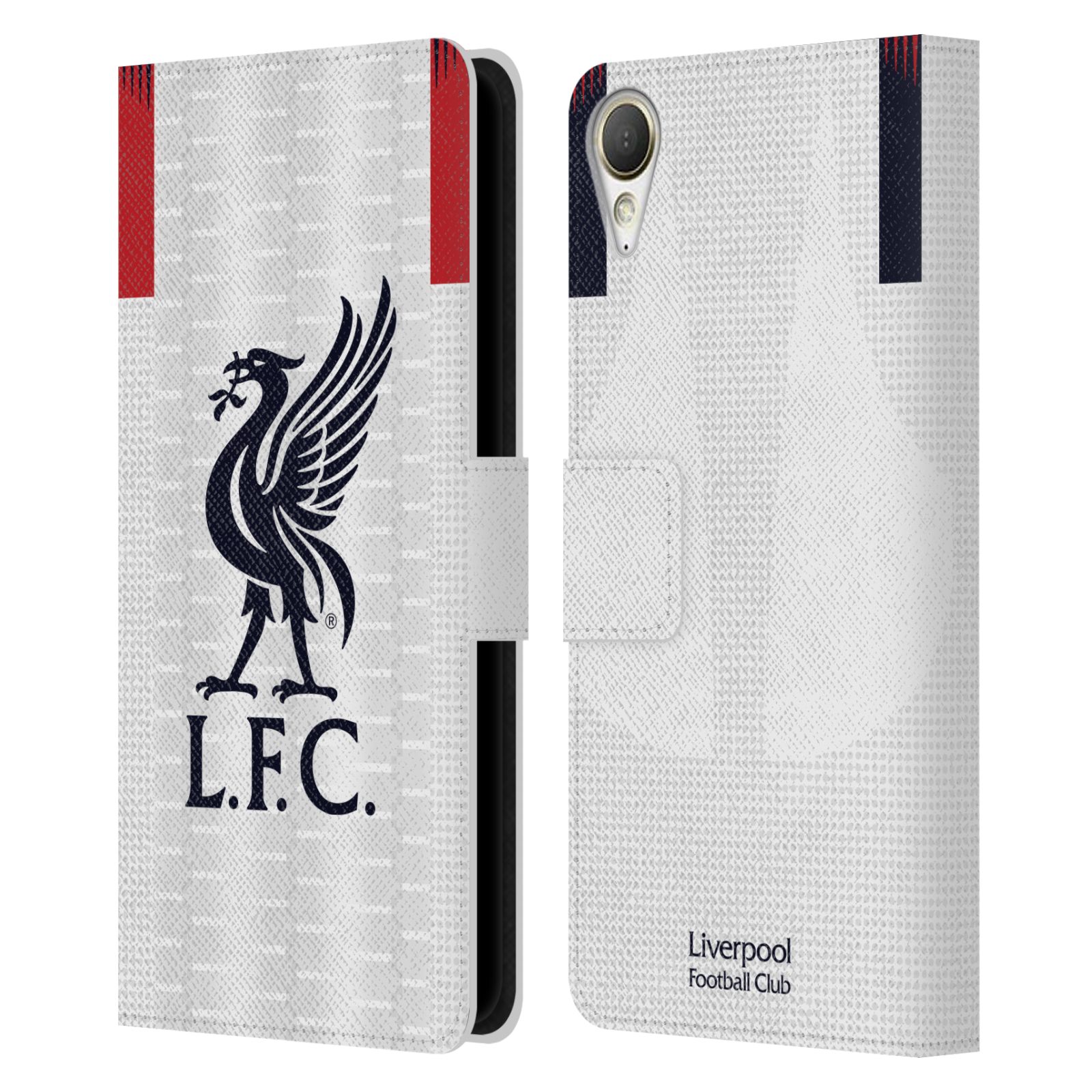 Pouzdro na mobil HTC Desire 10 Lifestyle - Head Case - fotbalový klub liverpool bílý dres