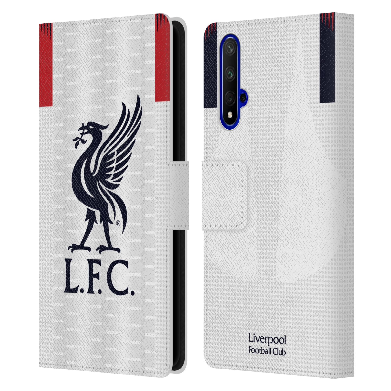 Pouzdro na mobil Honor 20 - Head Case - fotbalový klub liverpool bílý dres