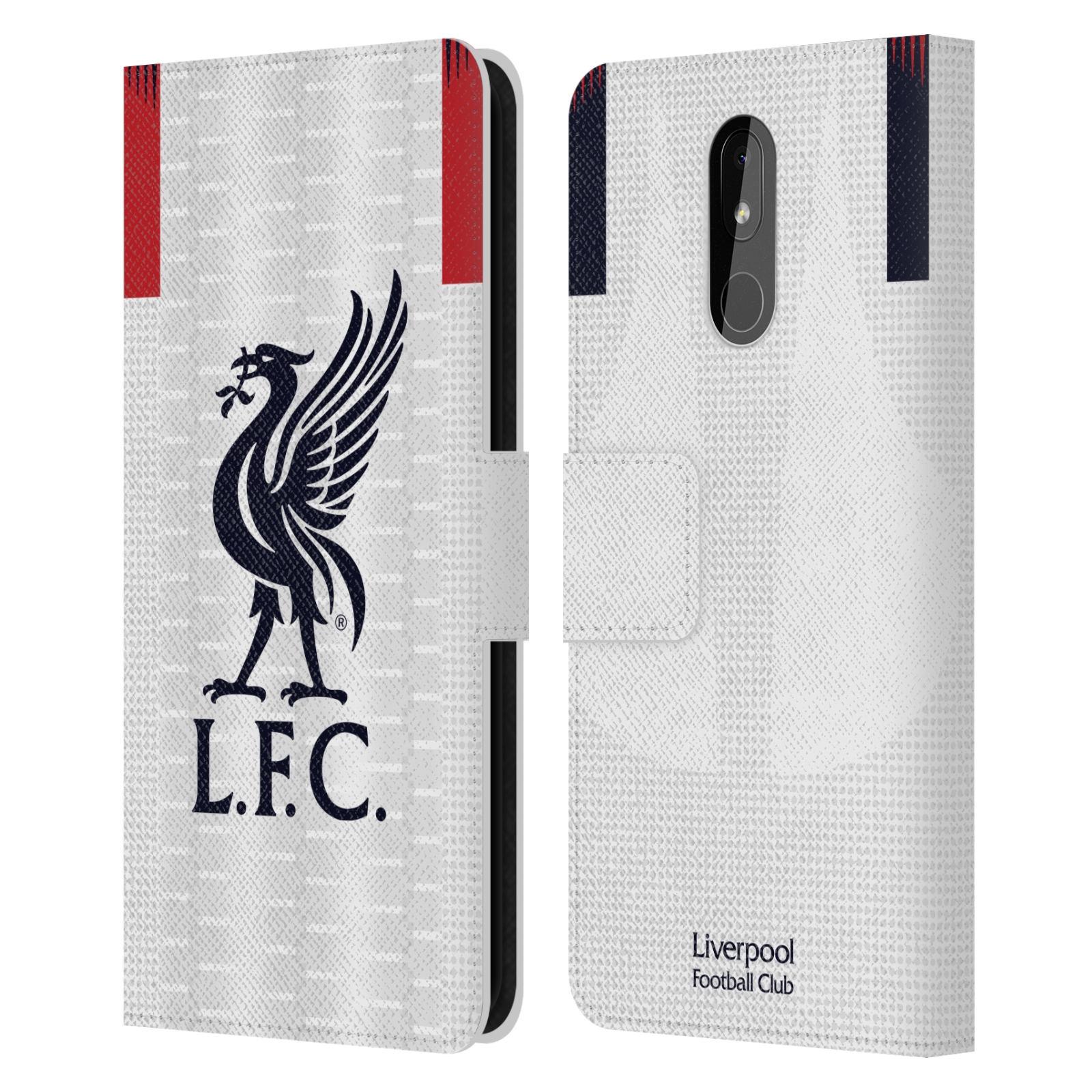 Pouzdro na mobil Nokia 3.2 - Head Case - fotbalový klub liverpool bílý dres