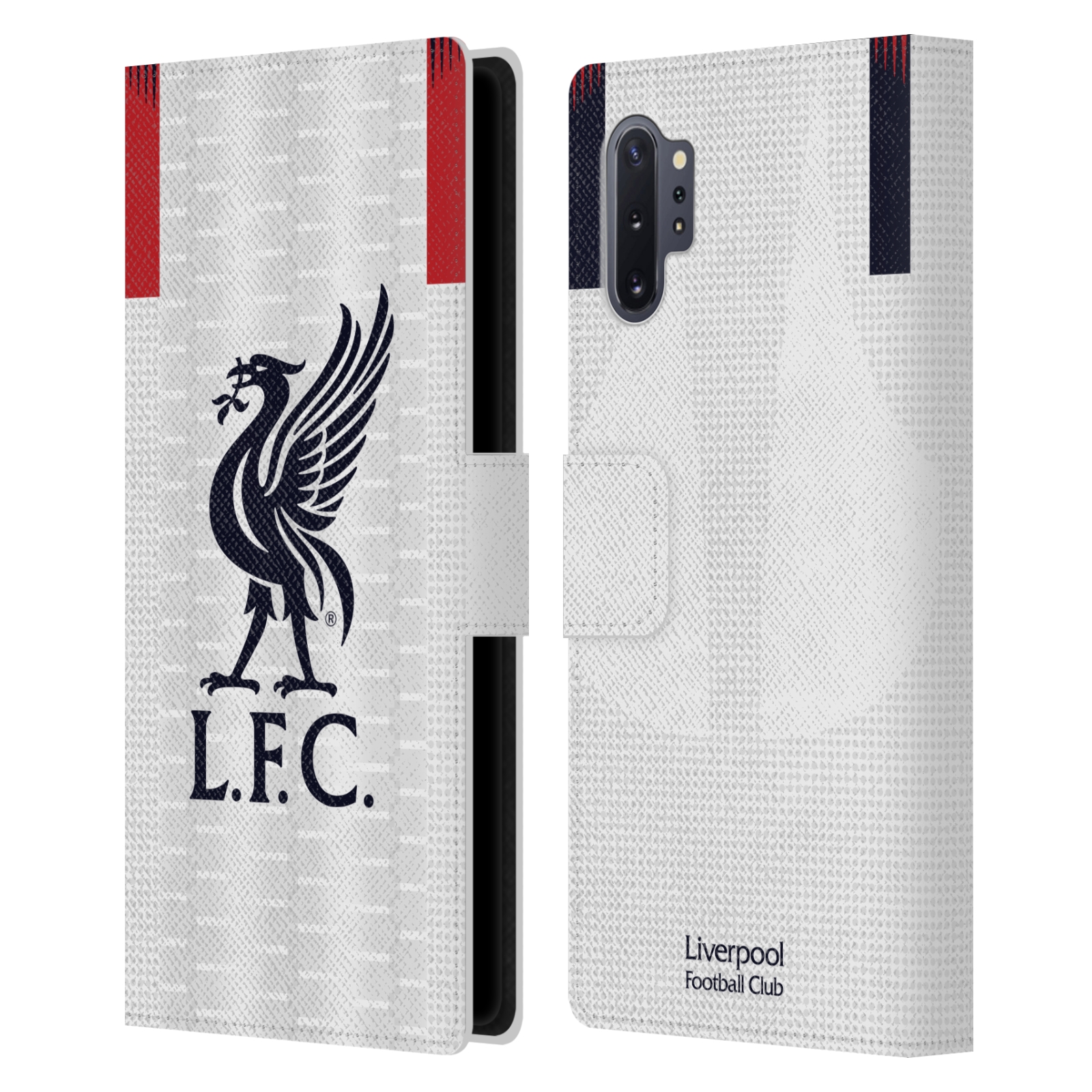 Pouzdro na mobil Samsung Galaxy Note 10+ - Head Case - fotbalový klub liverpool bílý dres