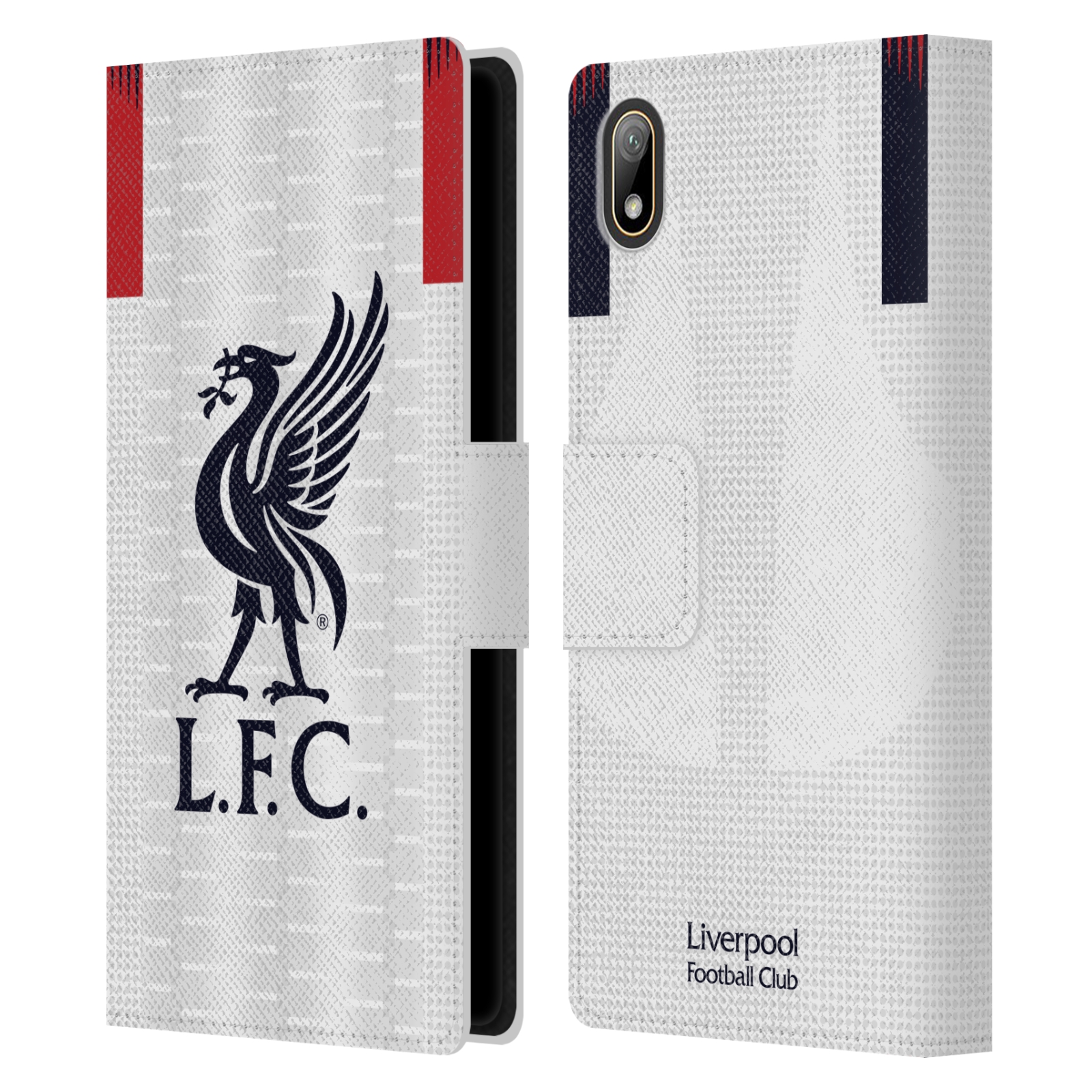 Pouzdro na mobil Huawei Y5 2019 - Head Case - fotbalový klub liverpool bílý dres