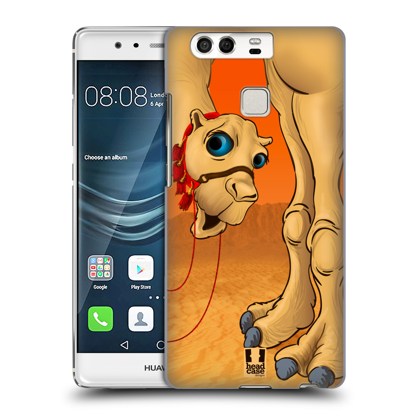 HEAD CASE plastový obal na mobil Huawei P9 / P9 DUAL SIM vzor dlouhé nohy kreslená velbloud