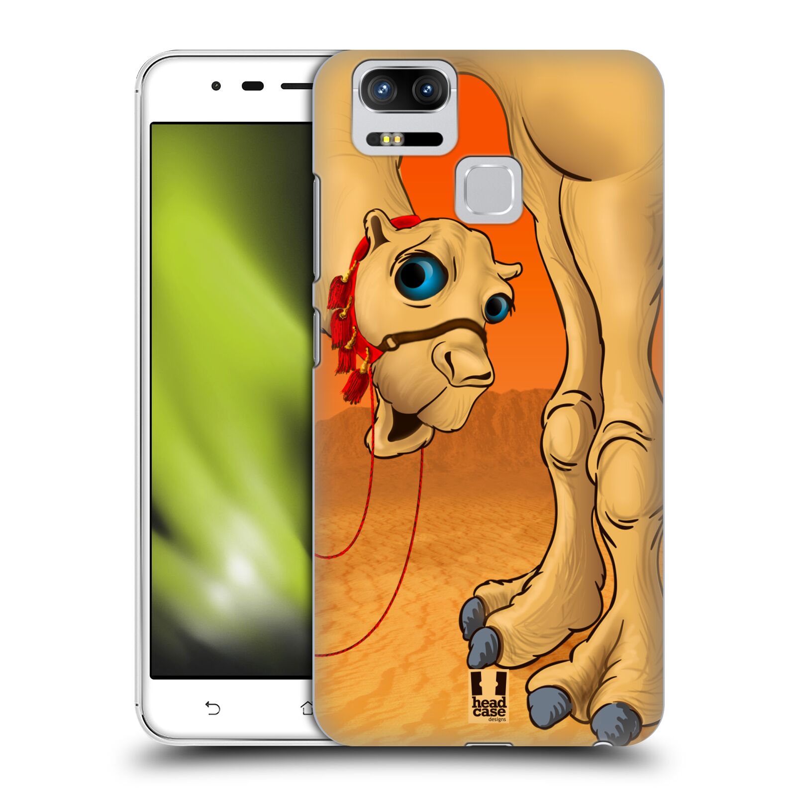 HEAD CASE plastový obal na mobil Asus Zenfone 3 Zoom ZE553KL vzor dlouhé nohy kreslená velbloud