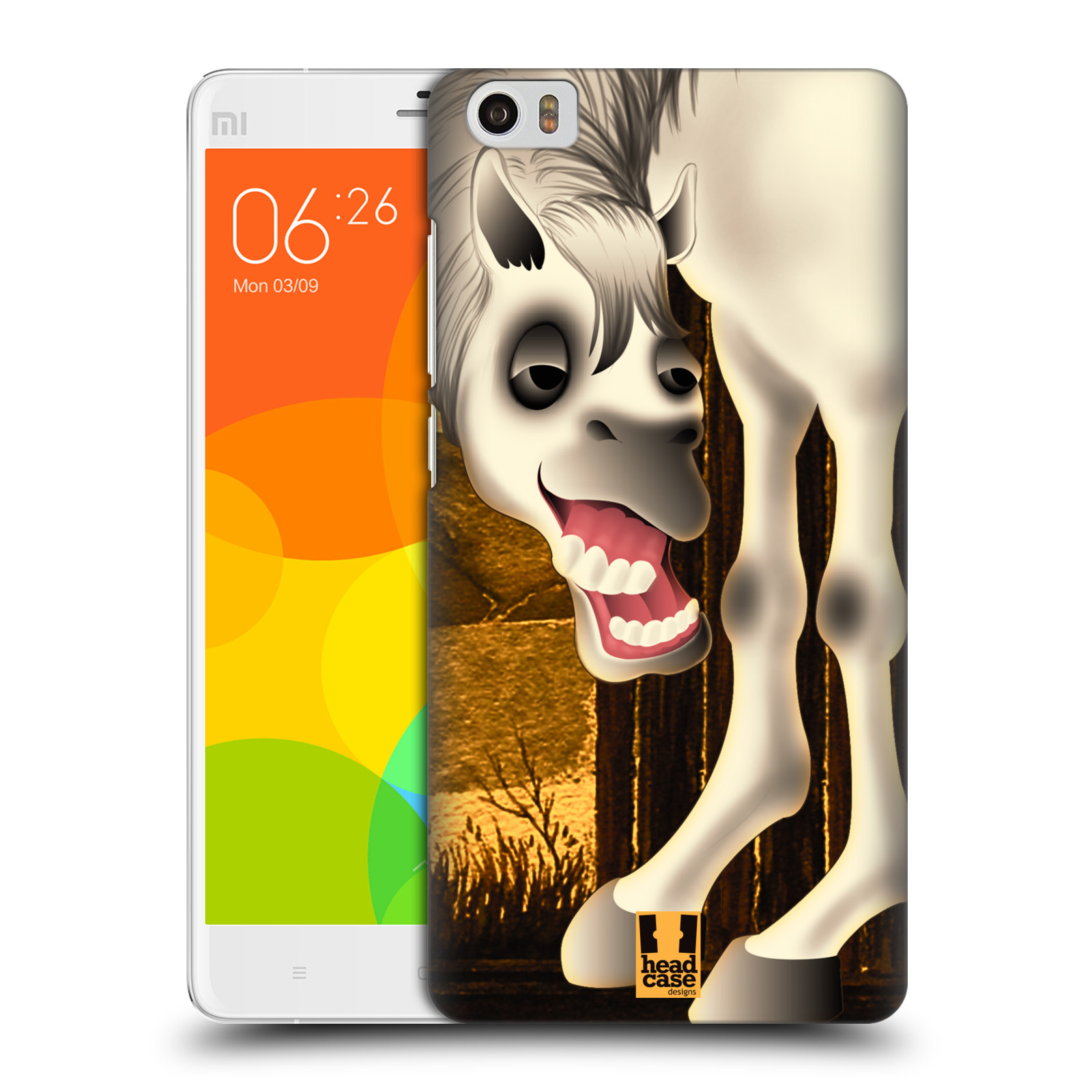 HEAD CASE pevný plastový obal na mobil XIAOMI Mi Note vzor dlouhé nohy kreslená zvířátka kůň