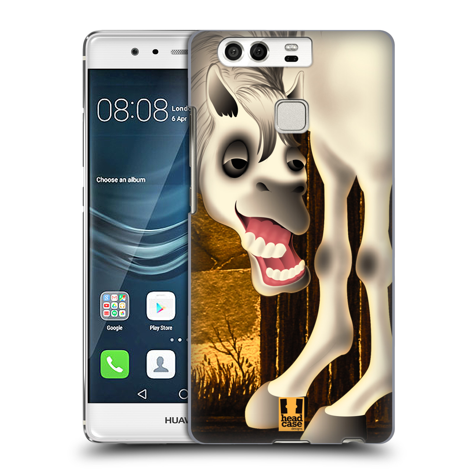 HEAD CASE plastový obal na mobil Huawei P9 / P9 DUAL SIM vzor dlouhé nohy kreslená zvířátka kůň