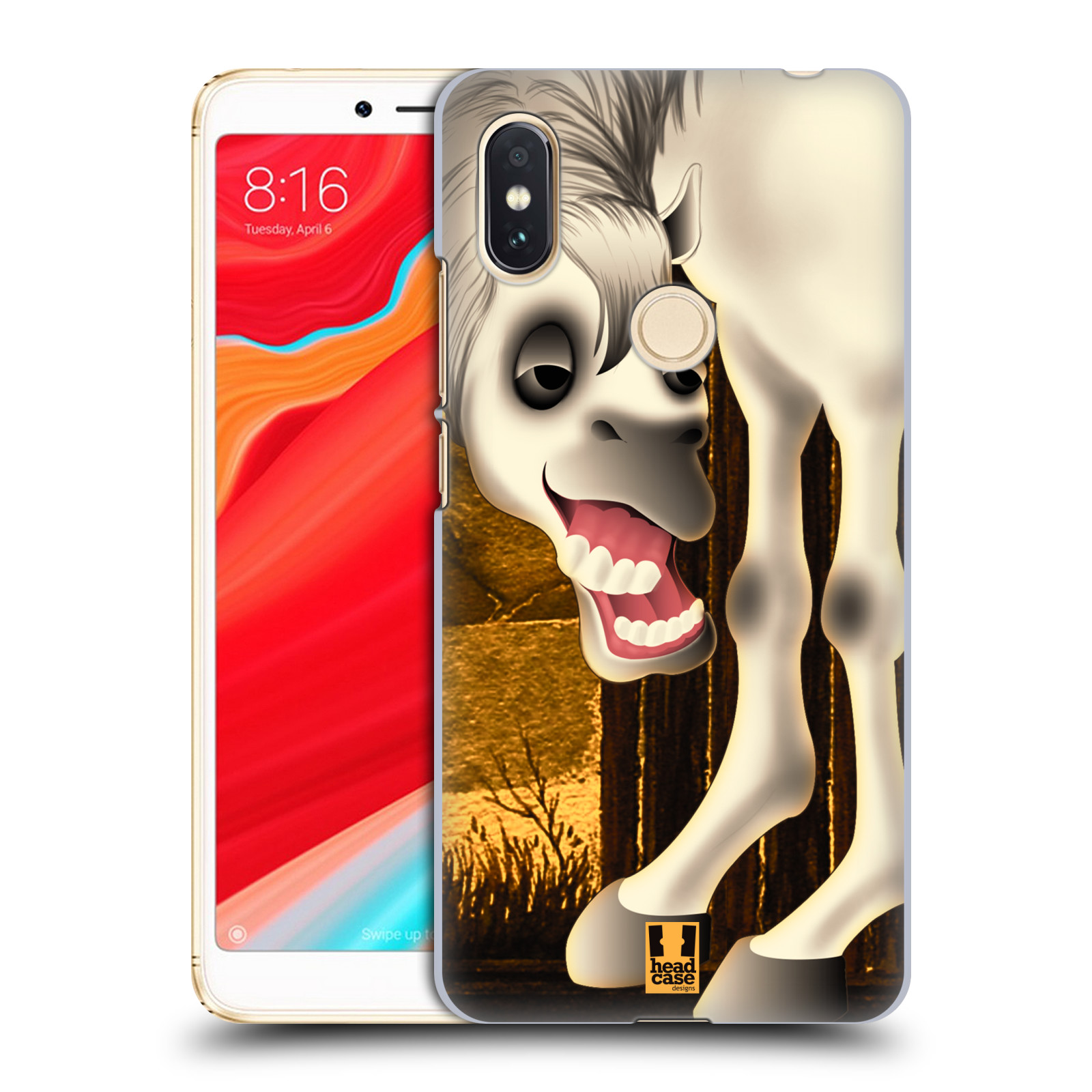 HEAD CASE plastový obal na mobil Xiaomi Redmi S2 vzor dlouhé nohy kreslená zvířátka kůň