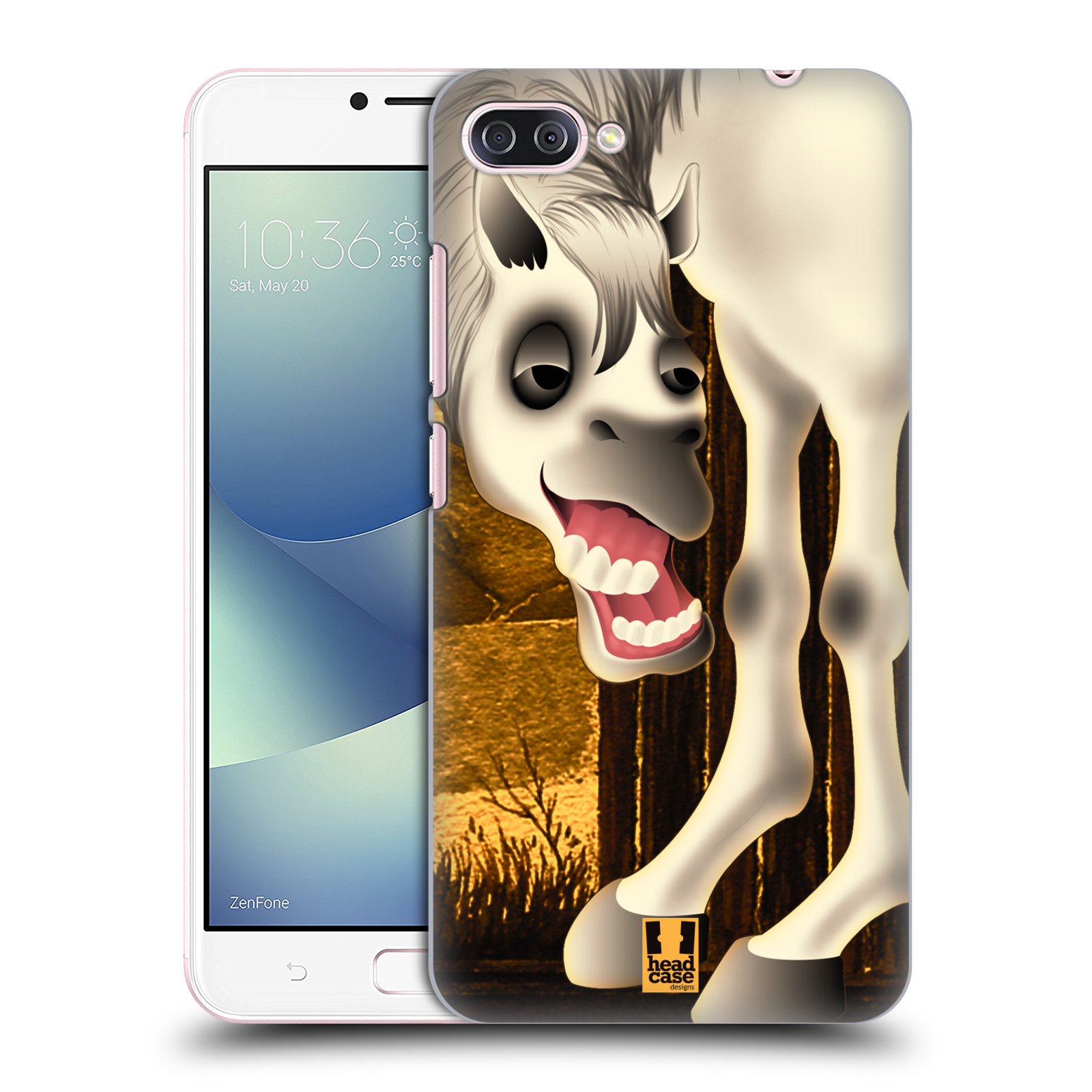 HEAD CASE plastový obal na mobil Asus Zenfone 4 MAX ZC554KL vzor dlouhé nohy kreslená zvířátka kůň