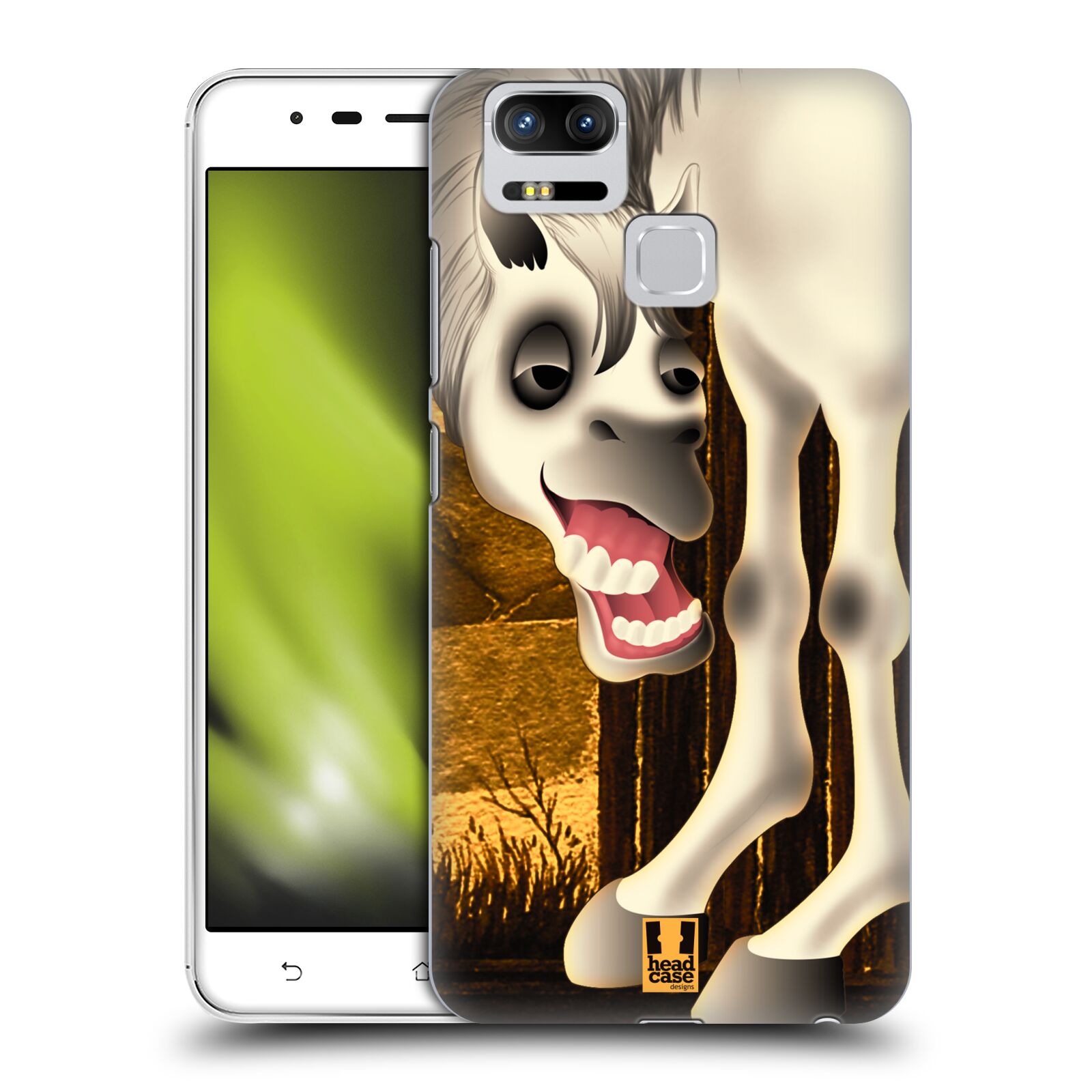 HEAD CASE plastový obal na mobil Asus Zenfone 3 Zoom ZE553KL vzor dlouhé nohy kreslená zvířátka kůň