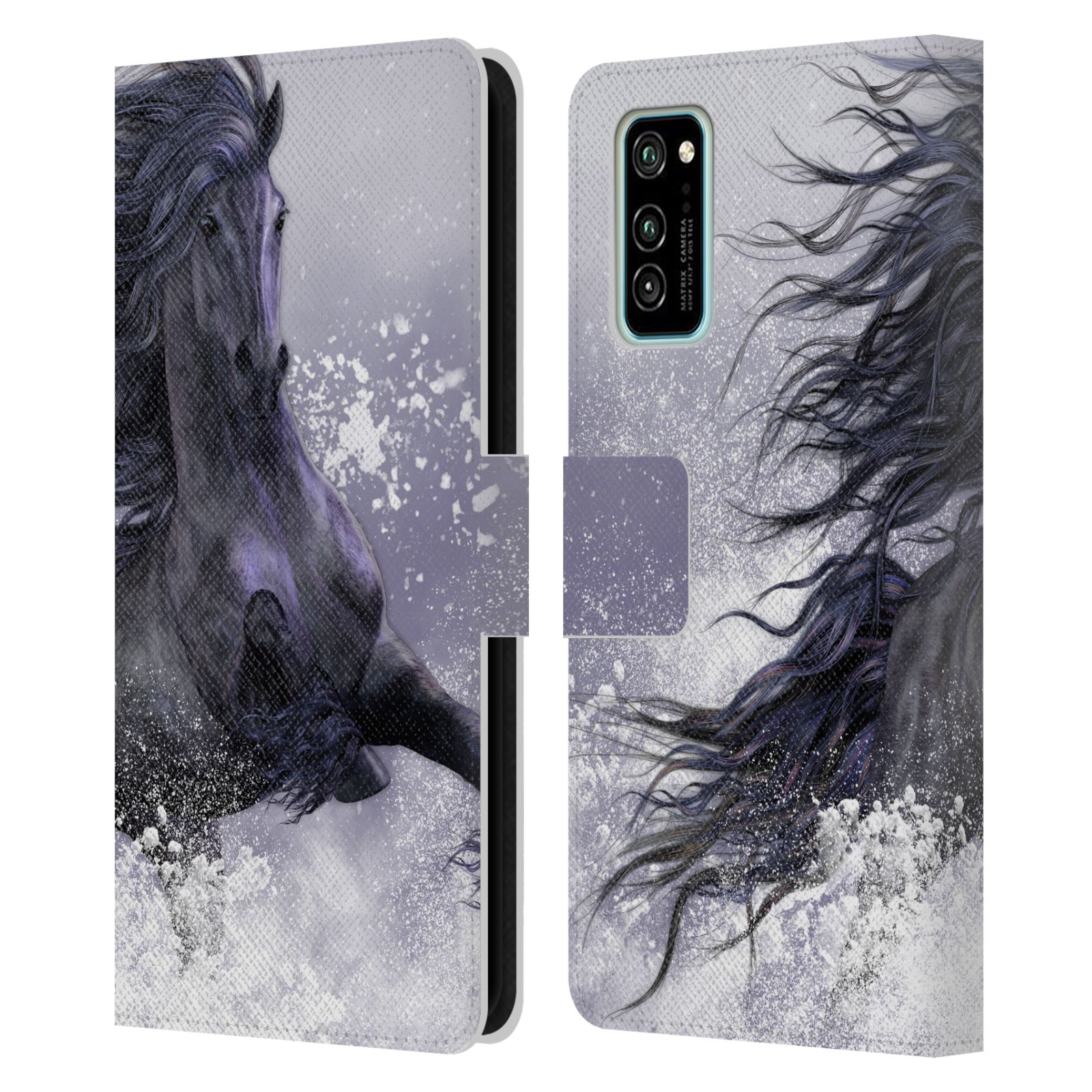 Pouzdro  pro mobil Honor View 30 - HEAD CASE - Kresba kůň Stallion