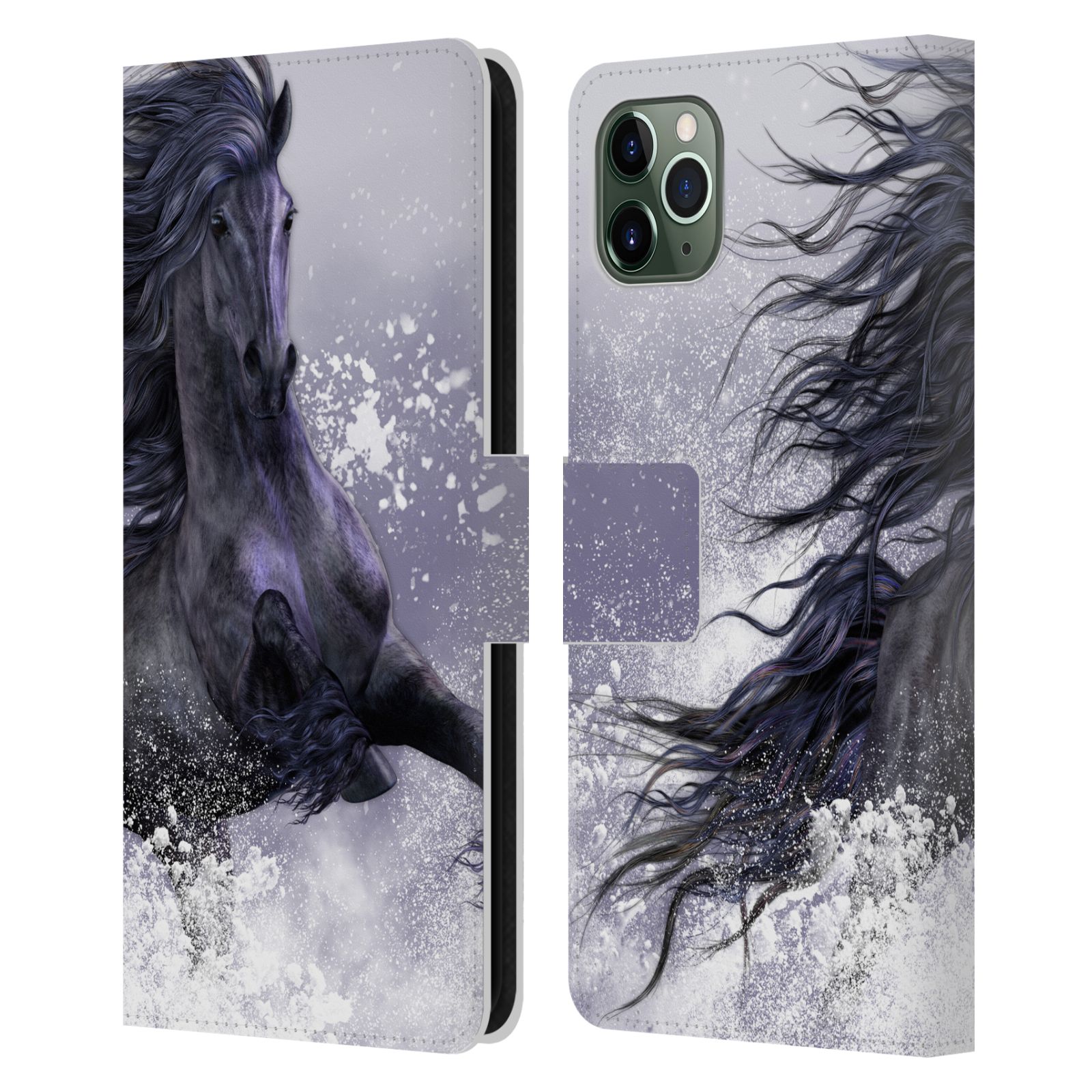 Pouzdro  pro mobil Apple Iphone 11 Pro Max - HEAD CASE - Kresba kůň Stallion
