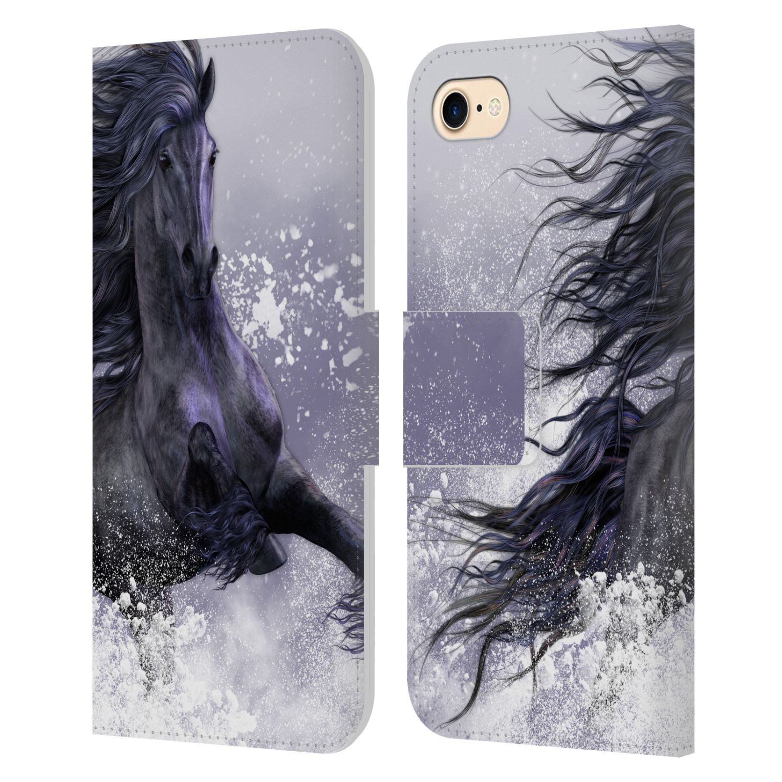 Pouzdro  pro mobil Apple Iphone 7/8/SE2020 - HEAD CASE - Kresba kůň Stallion