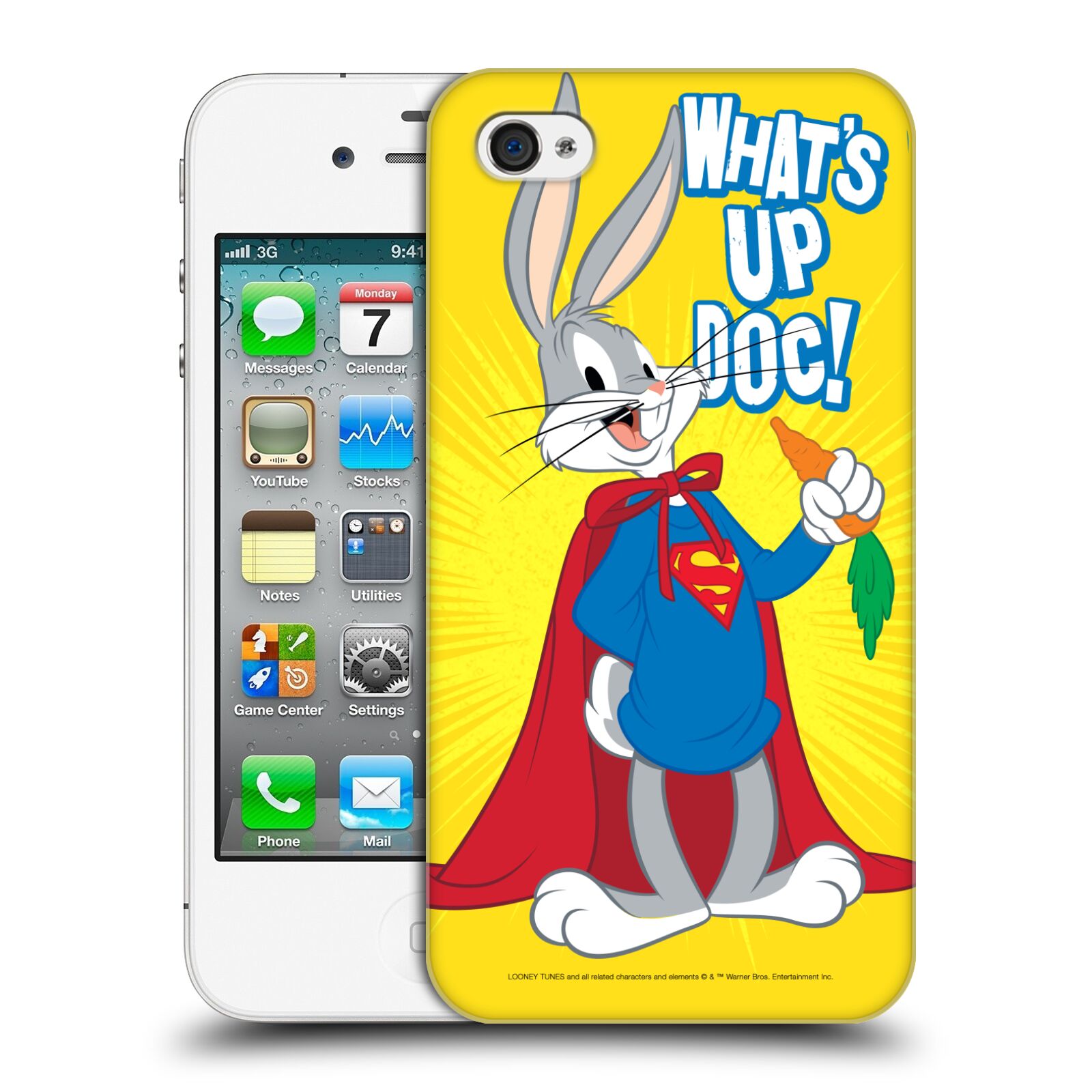 Zadní obal pro mobil Apple Iphone 4/4S - HEAD CASE - Looney Tunes - Králík Bugs