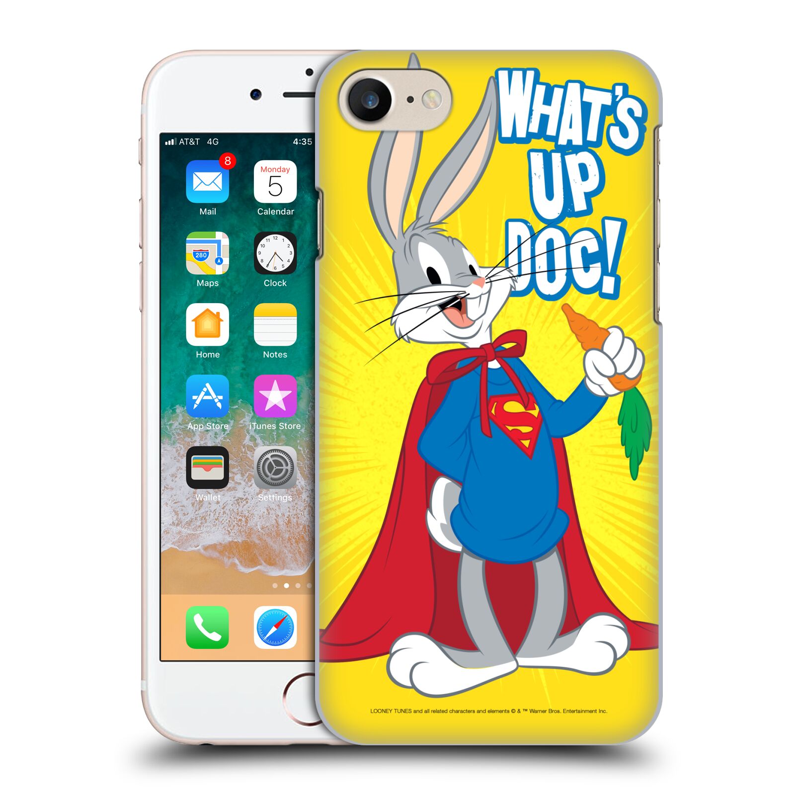 Zadní obal pro mobil Apple Iphone 7/8/SE2020 - HEAD CASE - Looney Tunes - Králík Bugs