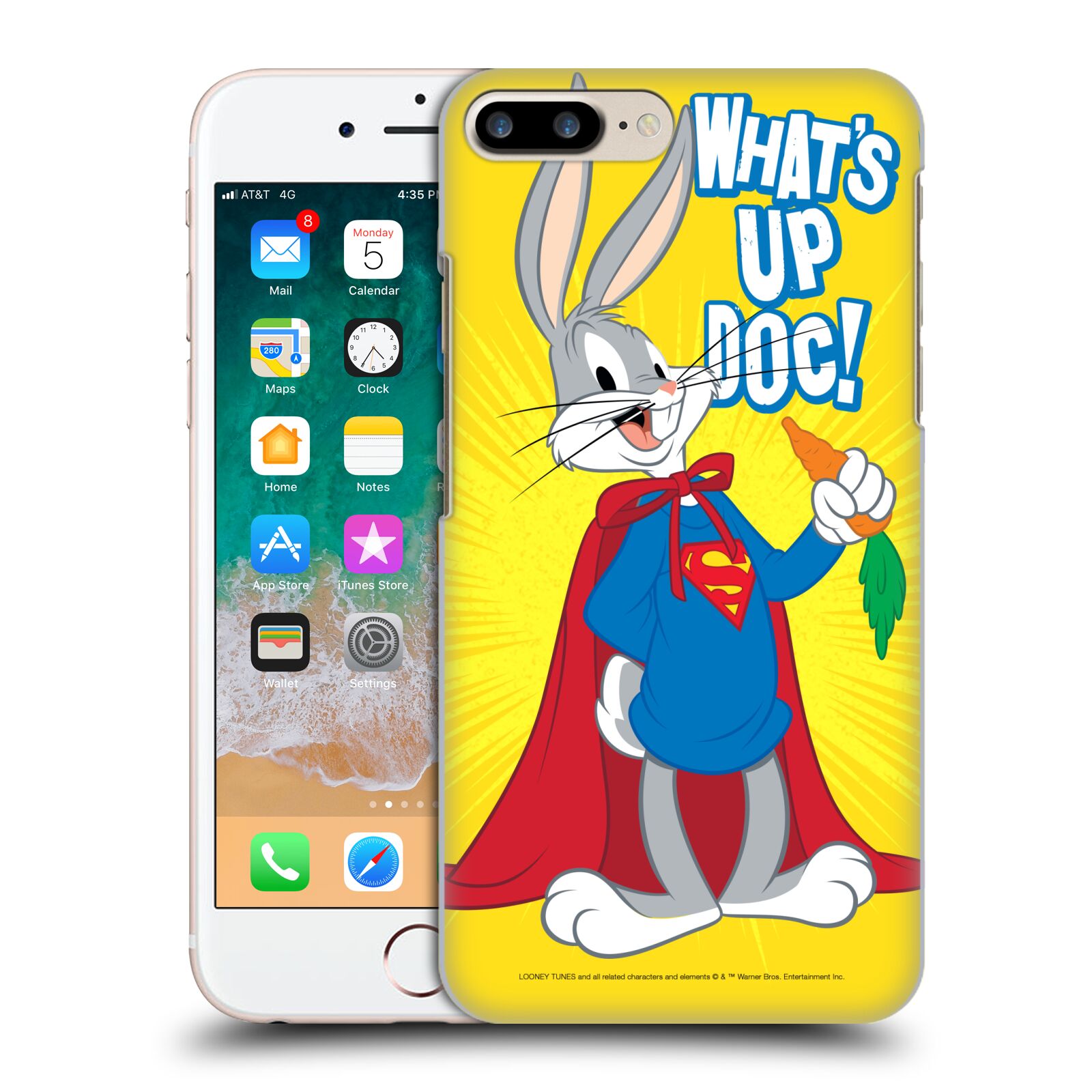 Zadní obal pro mobil Apple Iphone 7+ /  8+ - HEAD CASE - Looney Tunes - Králík Bugs