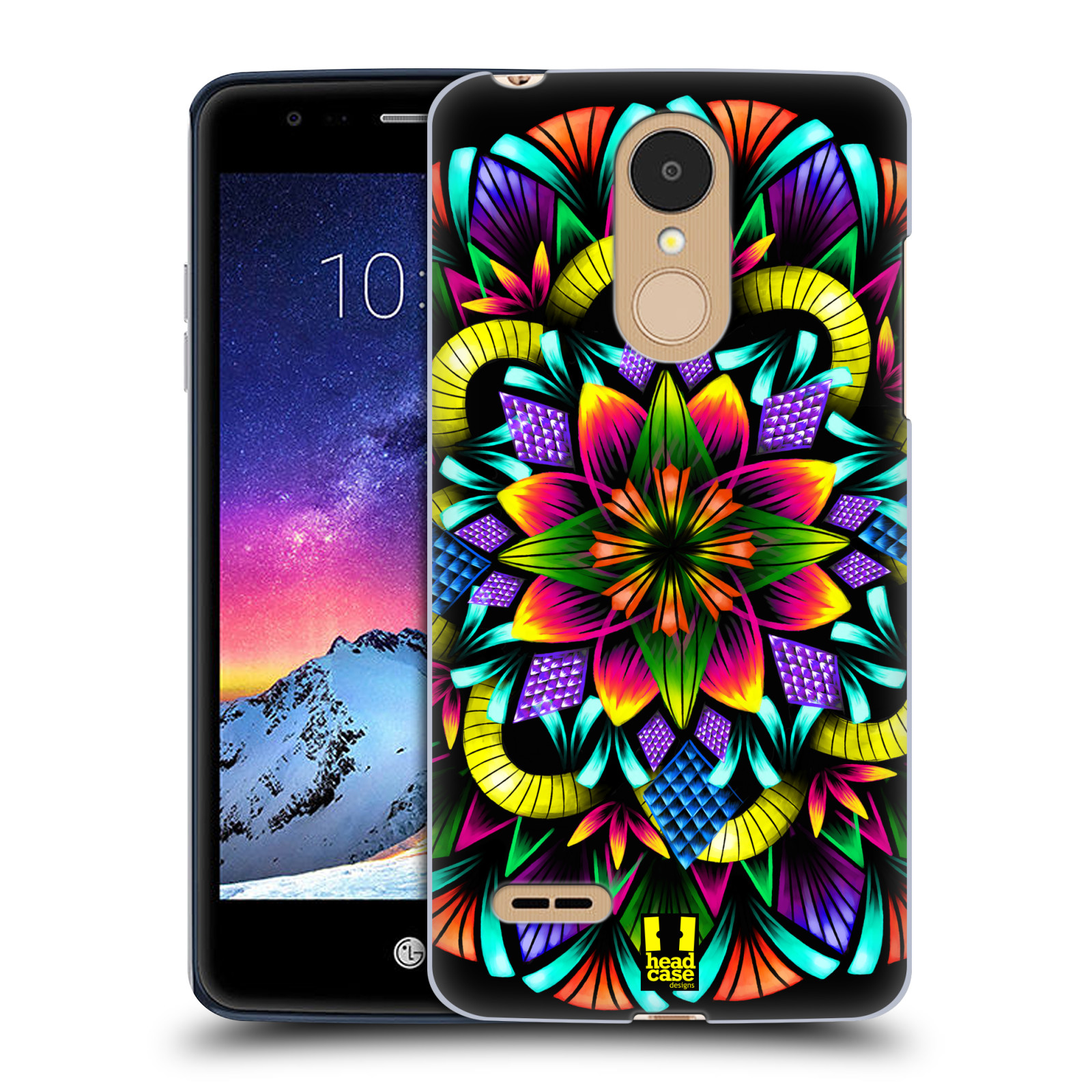 HEAD CASE plastový obal na mobil LG K9 / K8 2018 vzor Indie Mandala kaleidoskop barevný vzor KVĚTINA