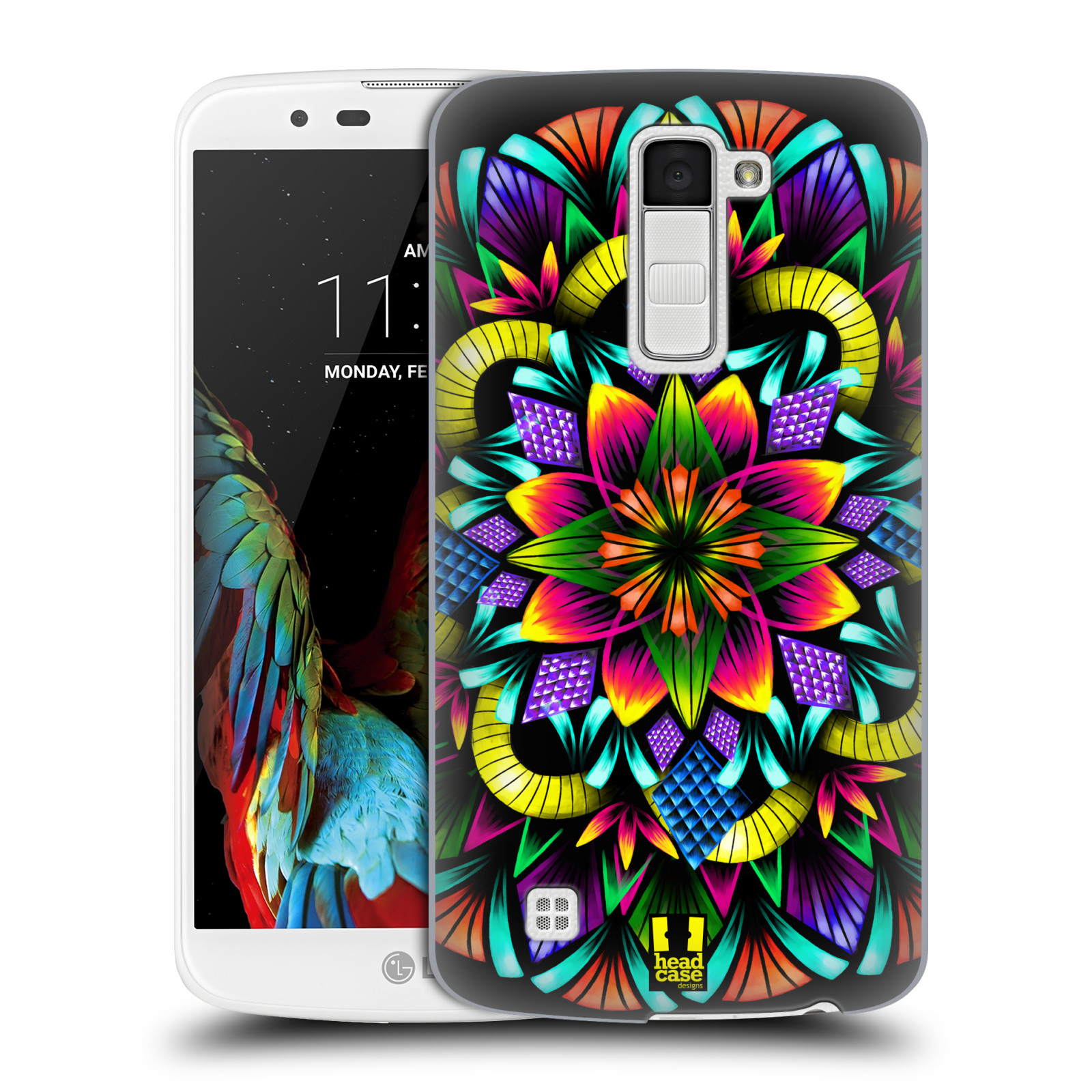 HEAD CASE plastový obal na mobil LG K10 vzor Indie Mandala kaleidoskop barevný vzor KVĚTINA