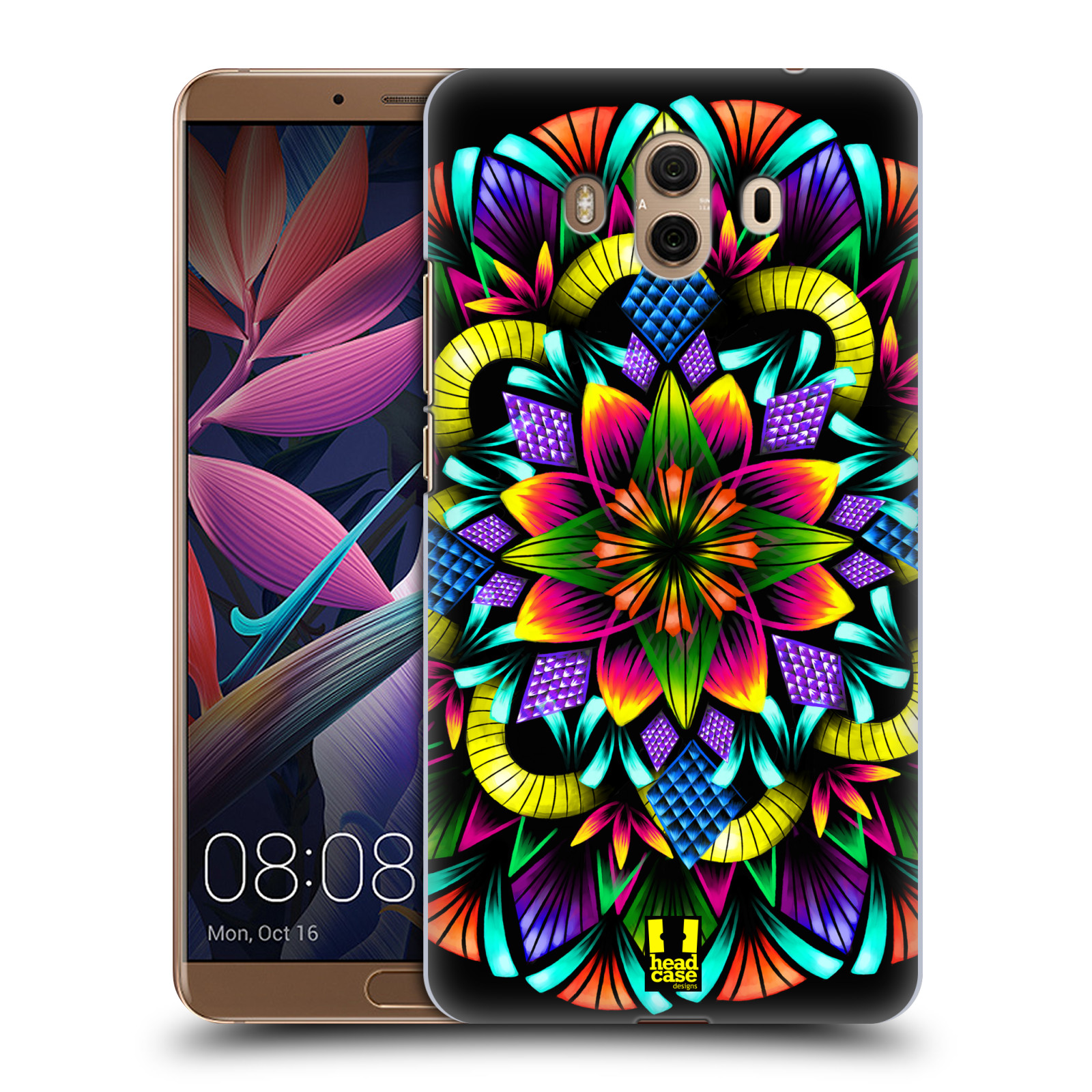 HEAD CASE plastový obal na mobil Huawei Mate 10 vzor Indie Mandala kaleidoskop barevný vzor KVĚTINA