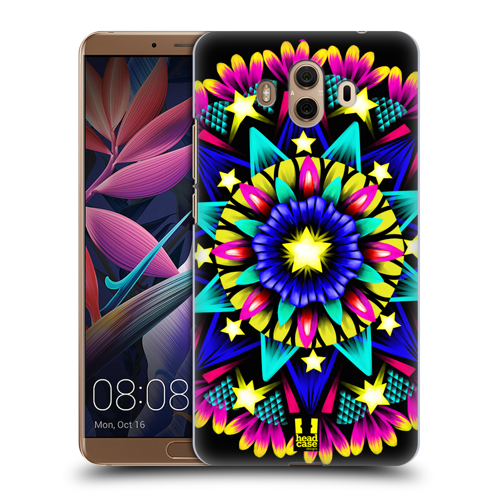HEAD CASE plastový obal na mobil Huawei Mate 10 vzor Indie Mandala kaleidoskop barevný vzor HVĚZDA