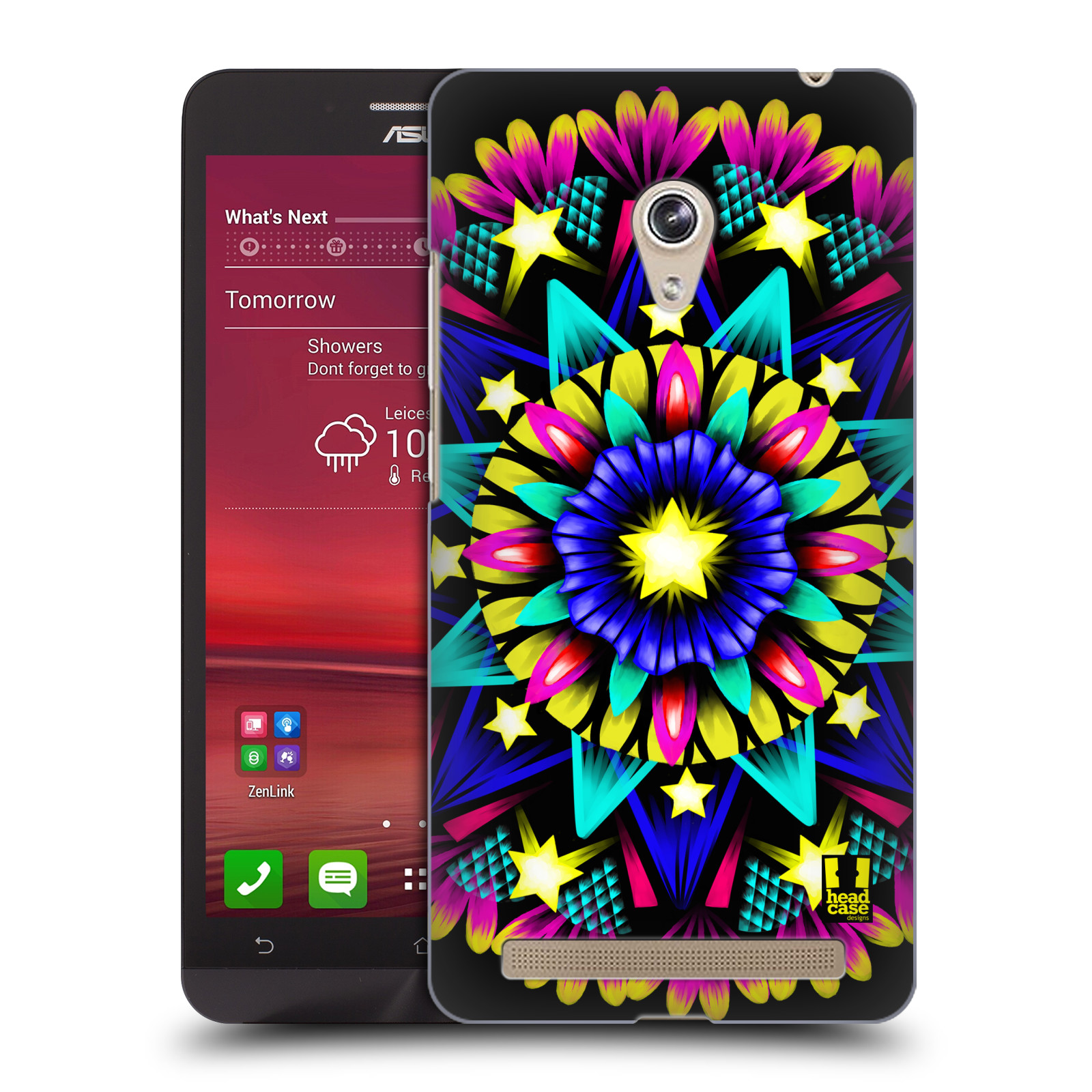 HEAD CASE plastový obal na mobil Asus Zenfone 6 vzor Indie Mandala kaleidoskop barevný vzor HVĚZDA