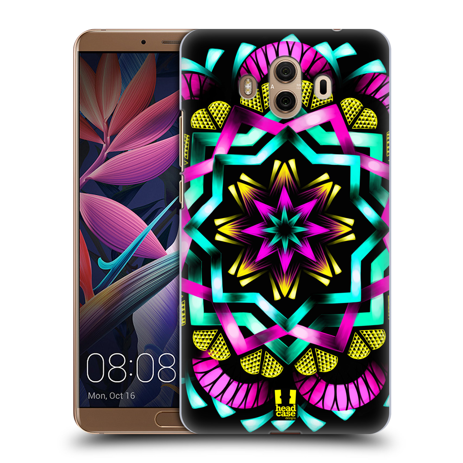 HEAD CASE plastový obal na mobil Huawei Mate 10 vzor Indie Mandala kaleidoskop barevný vzor SLUNCE
