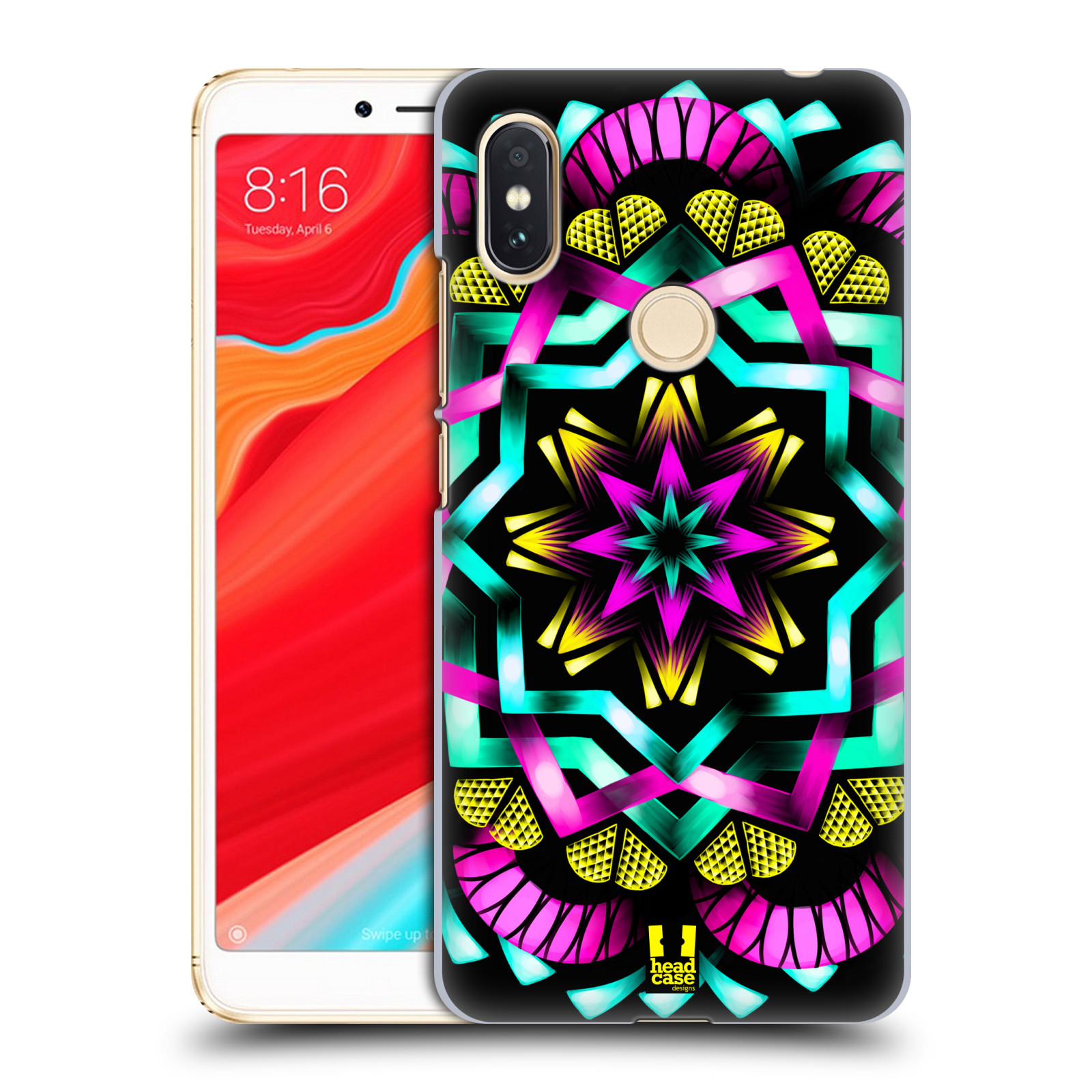 HEAD CASE plastový obal na mobil Xiaomi Redmi S2 vzor Indie Mandala kaleidoskop barevný vzor SLUNCE