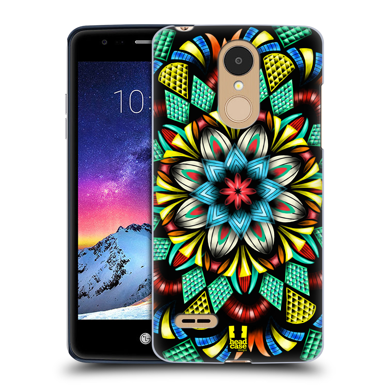HEAD CASE plastový obal na mobil LG K9 / K8 2018 vzor Indie Mandala kaleidoskop barevný vzor TRADIČNÍ