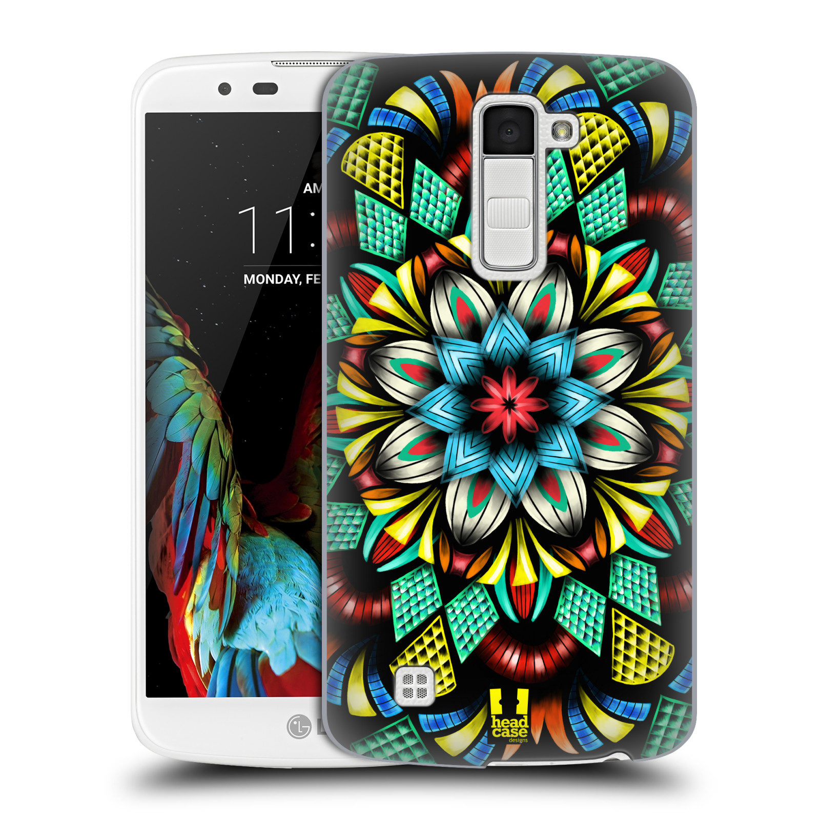 HEAD CASE plastový obal na mobil LG K10 vzor Indie Mandala kaleidoskop barevný vzor TRADIČNÍ