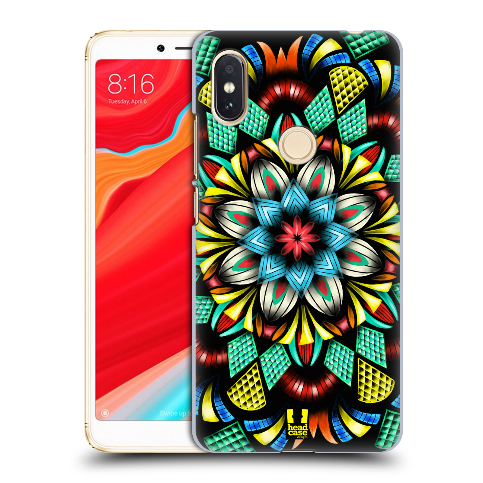 HEAD CASE plastový obal na mobil Xiaomi Redmi S2 vzor Indie Mandala kaleidoskop barevný vzor TRADIČNÍ