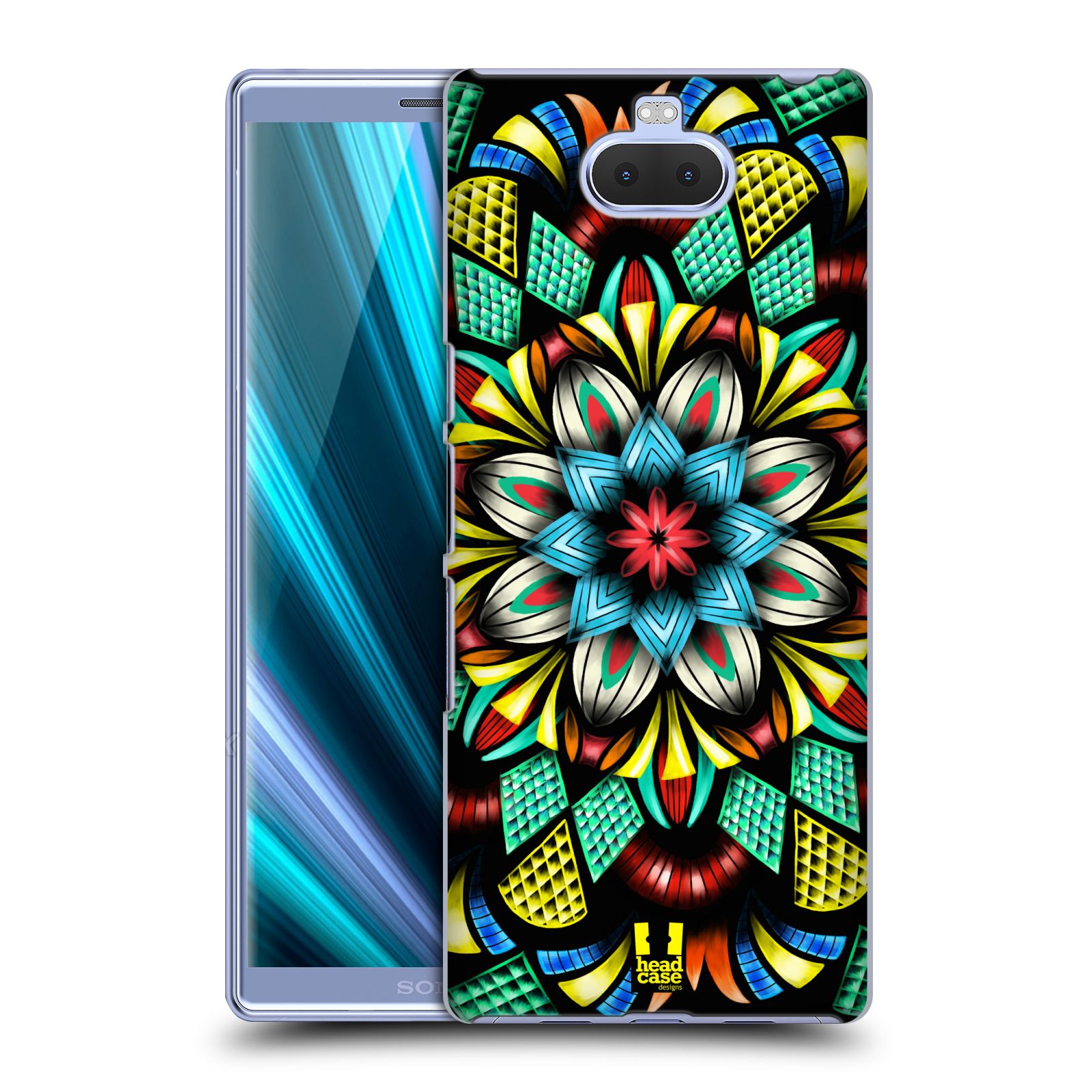 Pouzdro na mobil Sony Xperia 10 - Head Case - vzor Indie Mandala kaleidoskop barevný vzor TRADIČNÍ