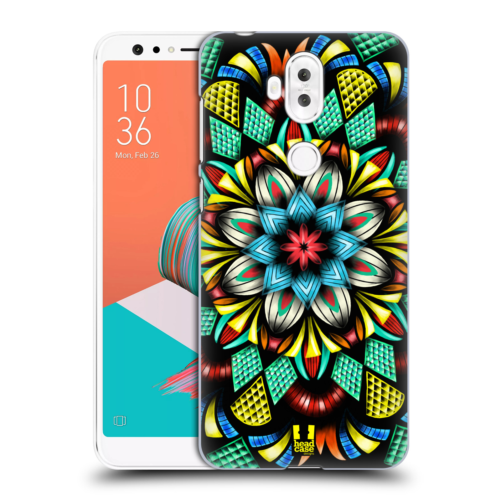HEAD CASE plastový obal na mobil Asus Zenfone 5 LITE ZC600KL vzor Indie Mandala kaleidoskop barevný vzor TRADIČNÍ
