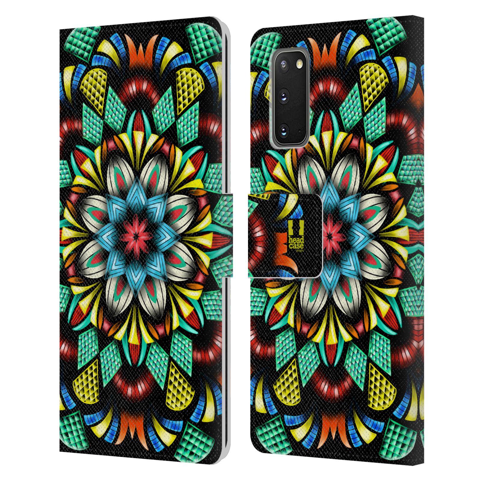 Pouzdro na mobil Samsung Galaxy S20 zářivá mandala kaleidoskop halucinace