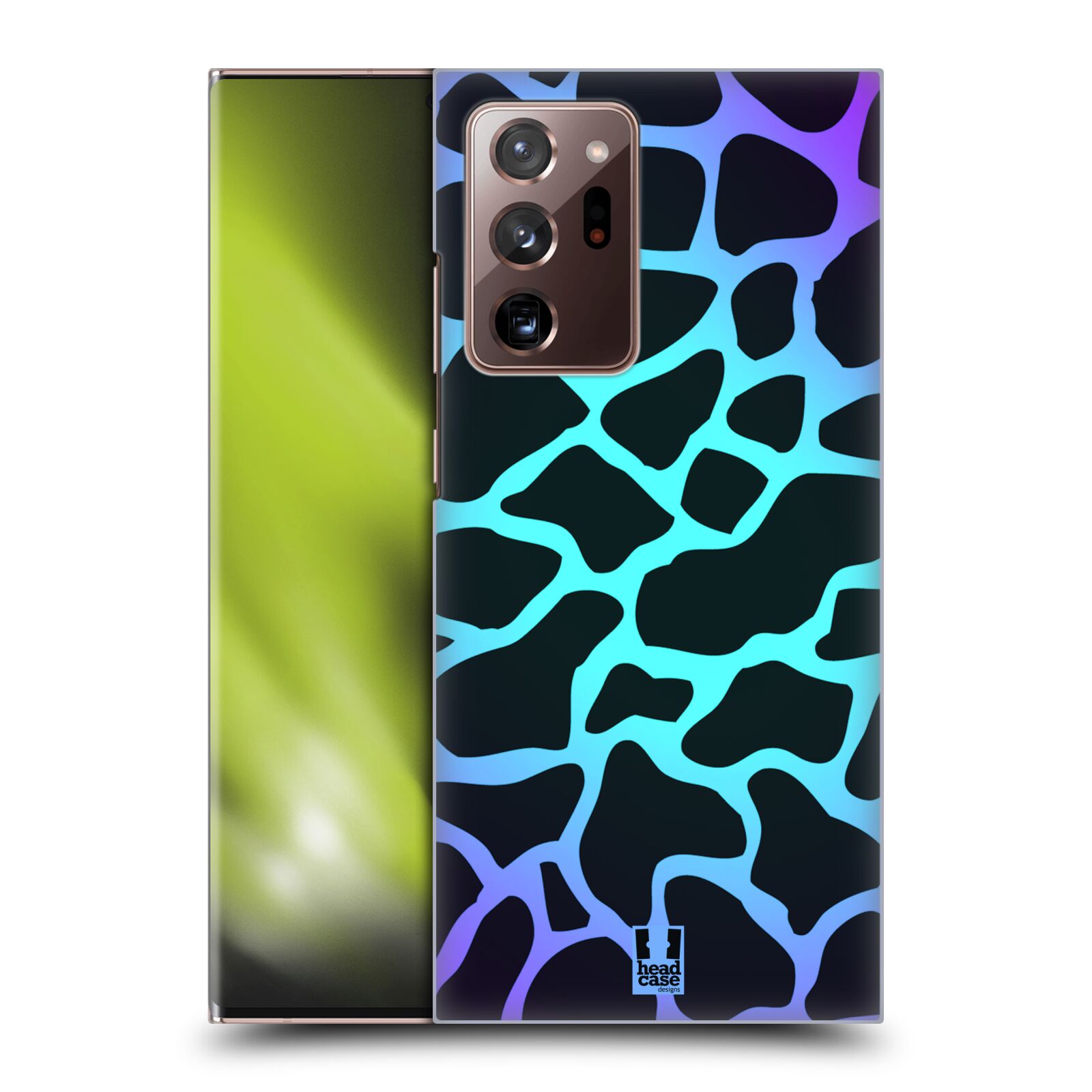 Plastový obal HEAD CASE na mobil Samsung Galaxy Note 20 ULTRA vzor Divočina zvíře tyrkysová žirafa magický vzor