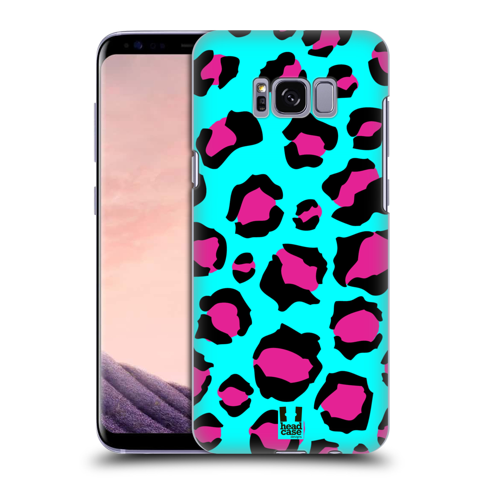 HEAD CASE plastový obal na mobil Samsung Galaxy S8 vzor Divočina zvíře tyrkysový leopard