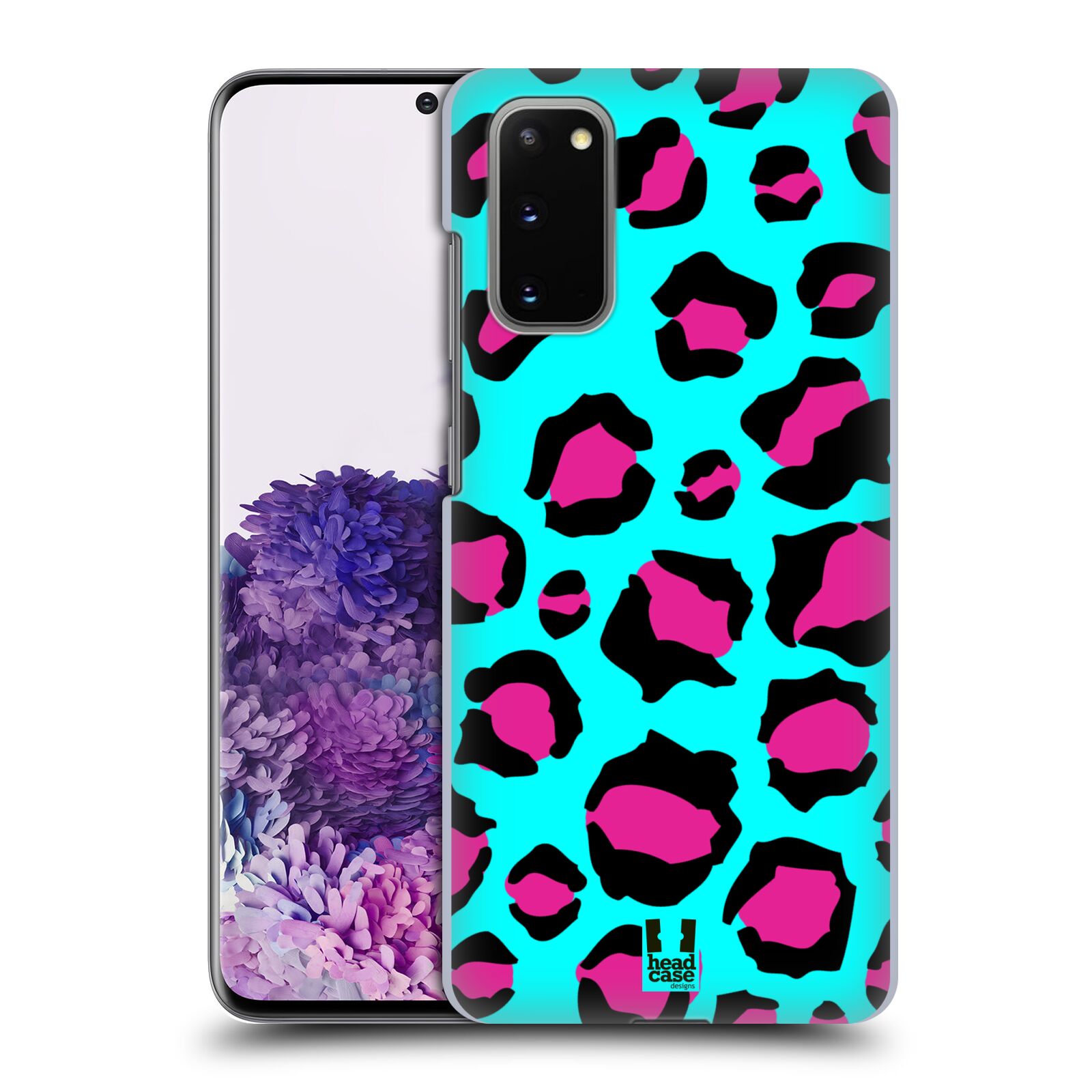 Pouzdro na mobil Samsung Galaxy S20 - HEAD CASE - vzor Divočina zvíře tyrkysový leopard