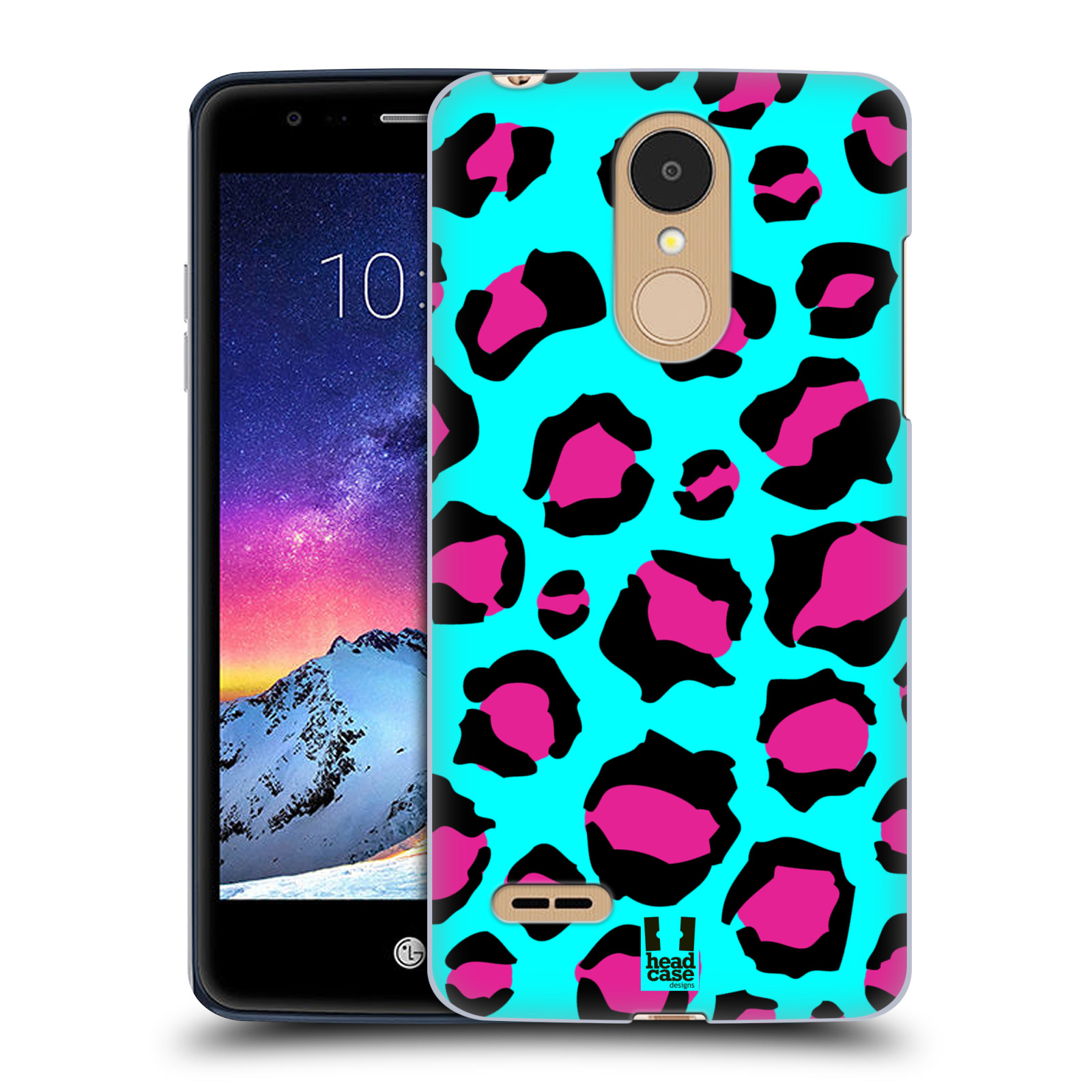 HEAD CASE plastový obal na mobil LG K9 / K8 2018 vzor Divočina zvíře tyrkysový leopard