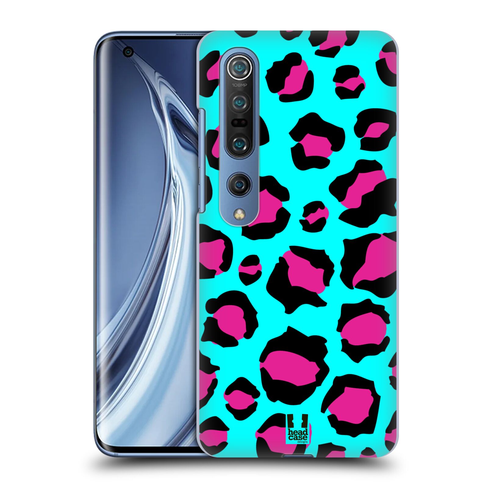 HEAD CASE plastový obal na mobil Xiaomi Mi 10 vzor Divočina zvíře tyrkysový leopard