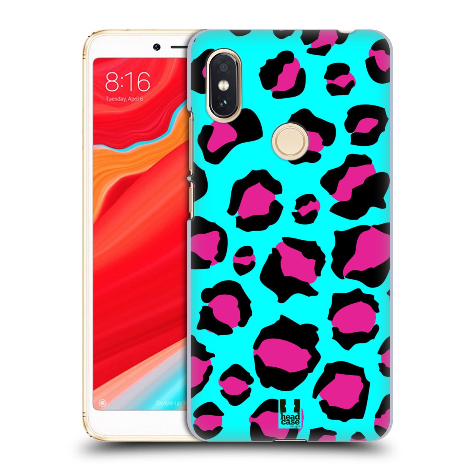 HEAD CASE plastový obal na mobil Xiaomi Redmi S2 vzor Divočina zvíře tyrkysový leopard